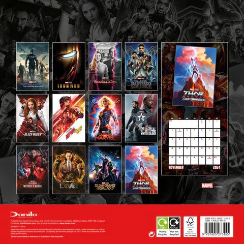 2024 Marvel - Square Wall Calendar  SOLD OUT