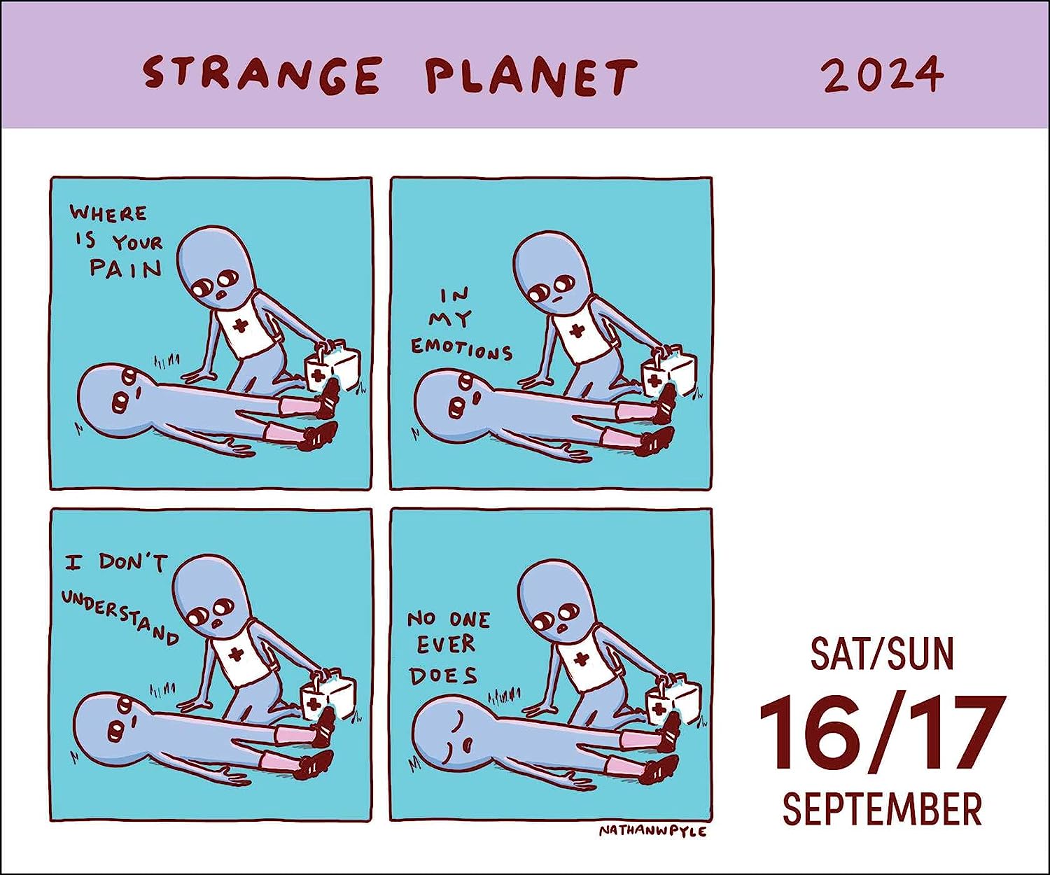 2024 Strange Planet - Daily Boxed Page-A-Day Calendar  SOLD OUT