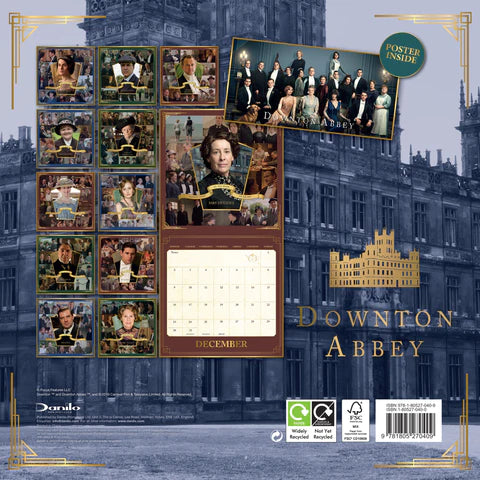 2024 Downton Abbey - Square Wall Calendar  SOLD OUT