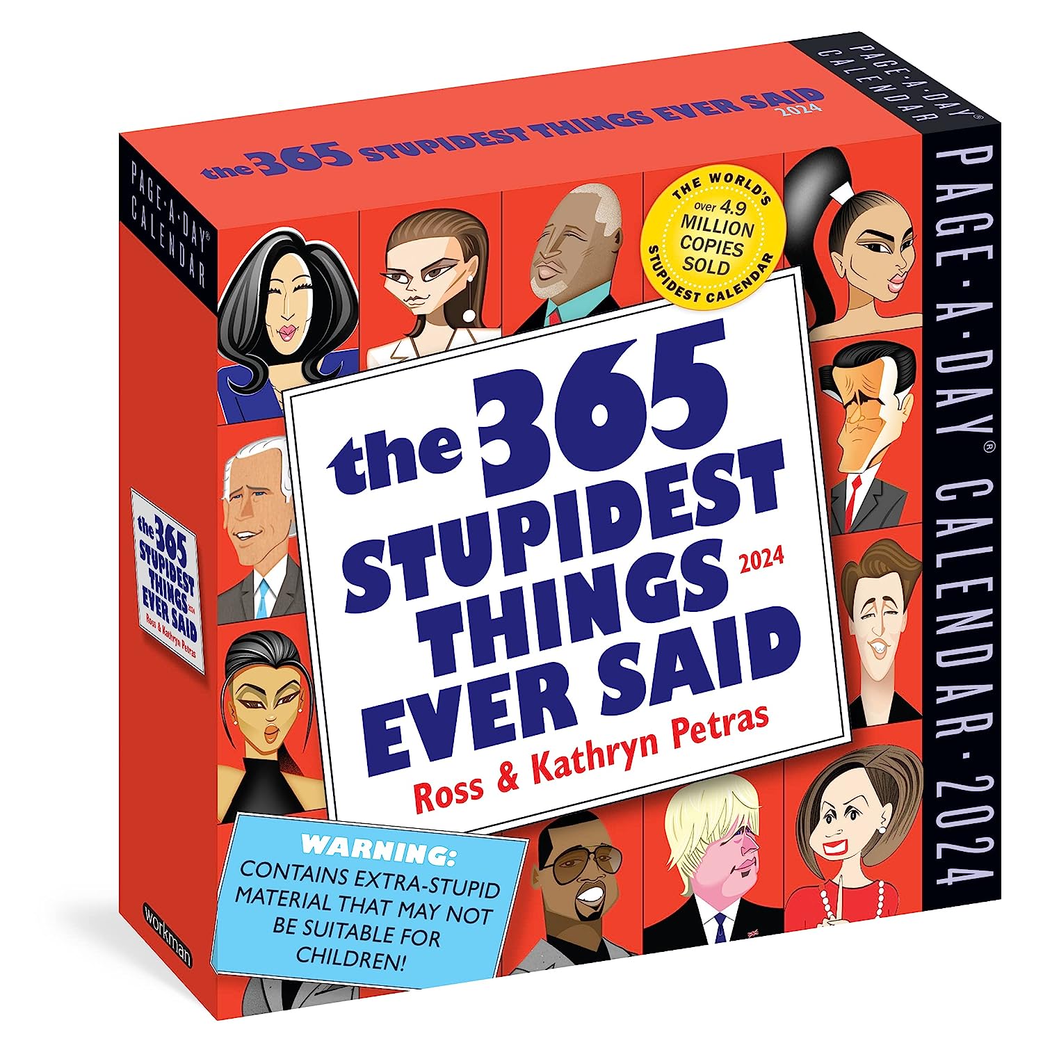 2024 The 365 Stupidest Things Ever Said - Daily Boxed Page-A-Day Calendar  SOLD OUT