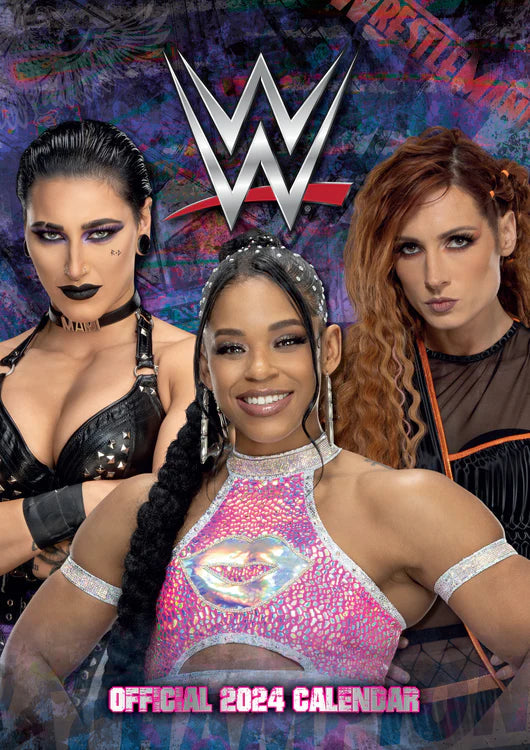 2024 WWE Women A3 Wall Calendar