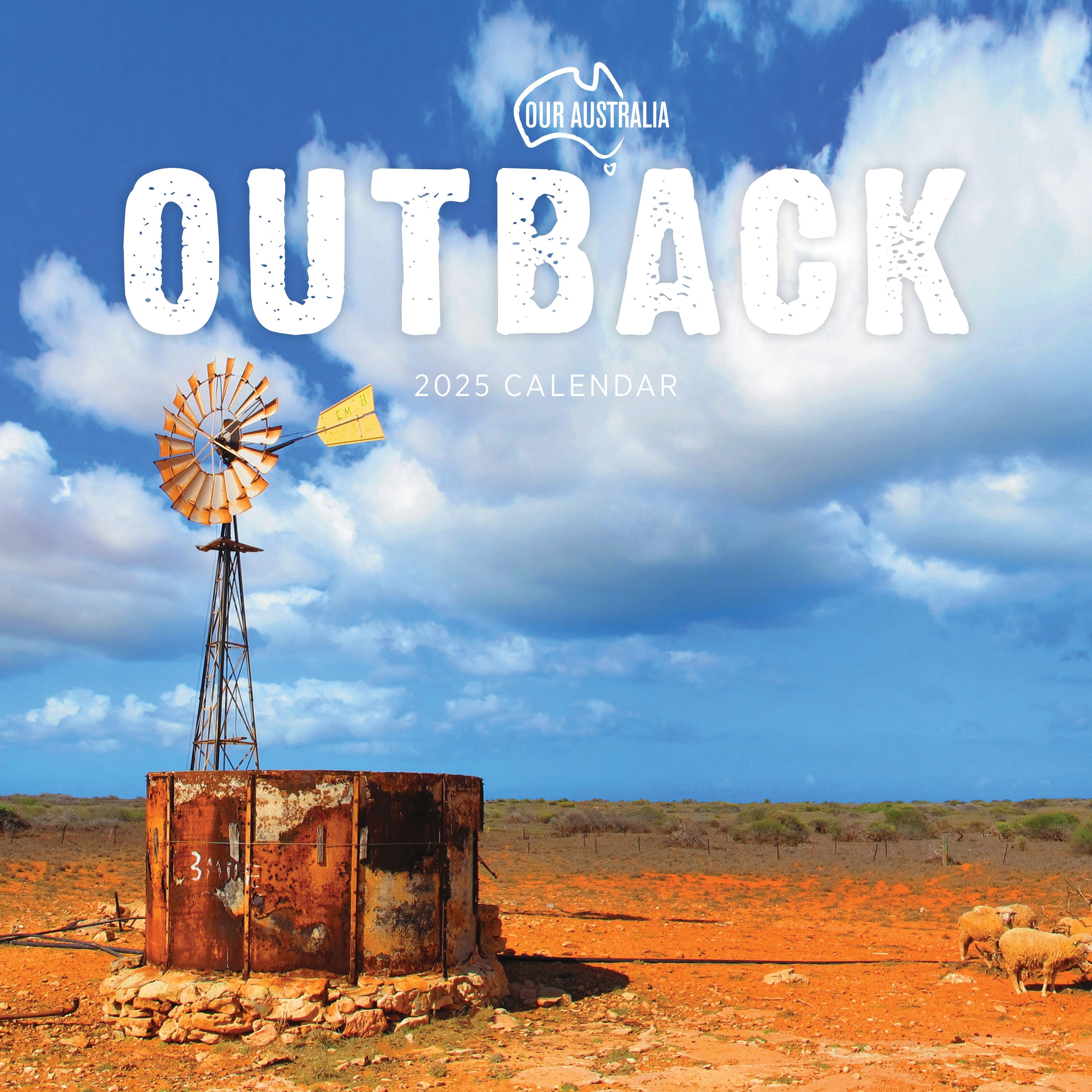 2025 Our Australia Outback - Square Wall Calendar