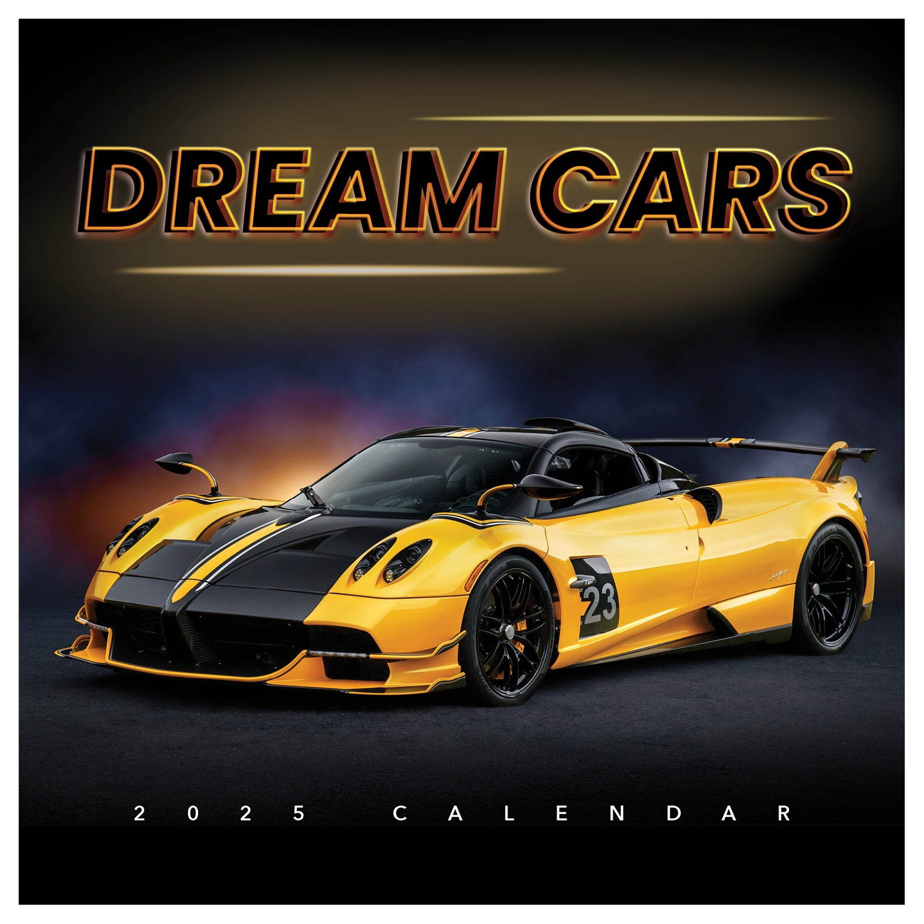 2025 Dream Cars - Square Wall Calendar