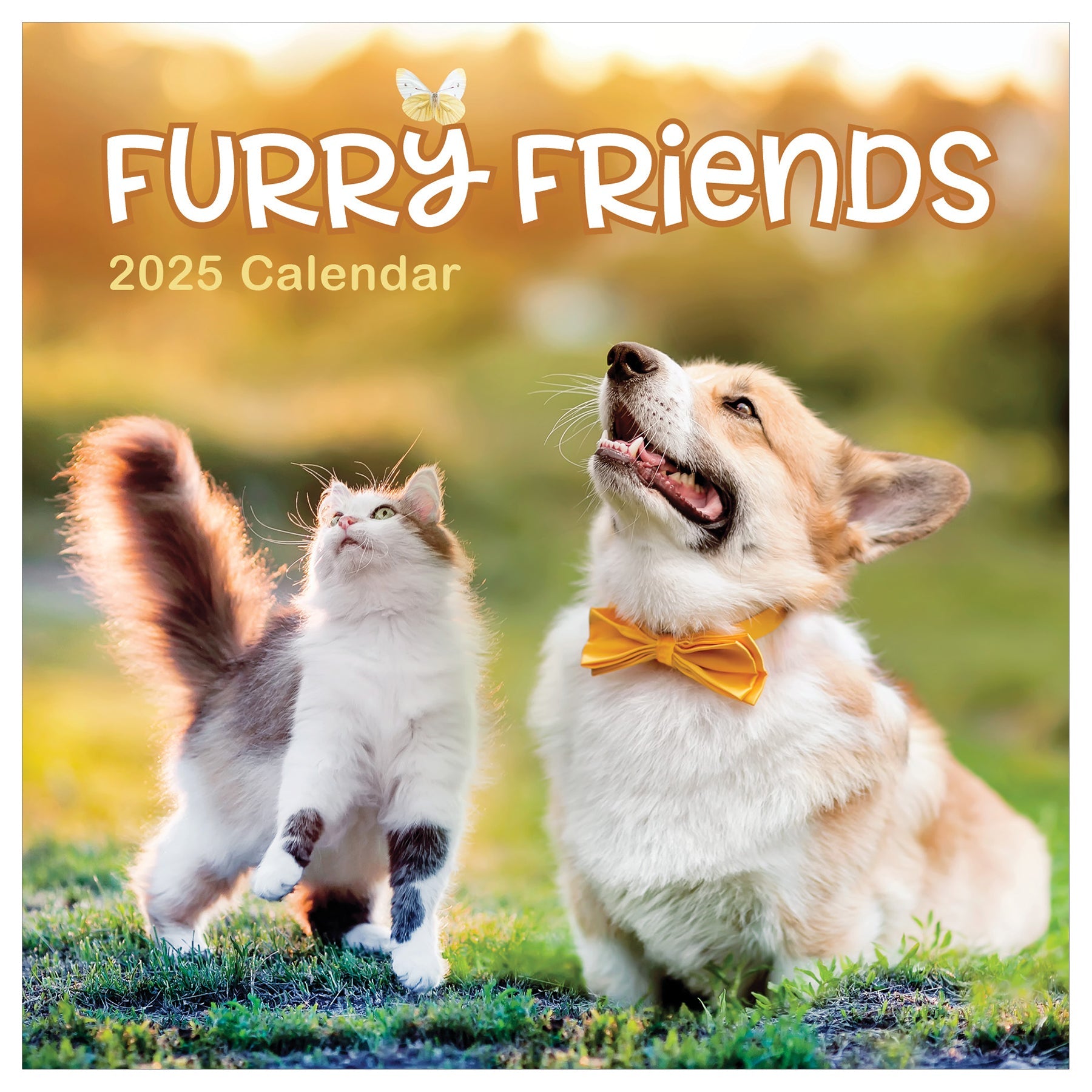 2025 Furry Friends - Square Wall Calendar