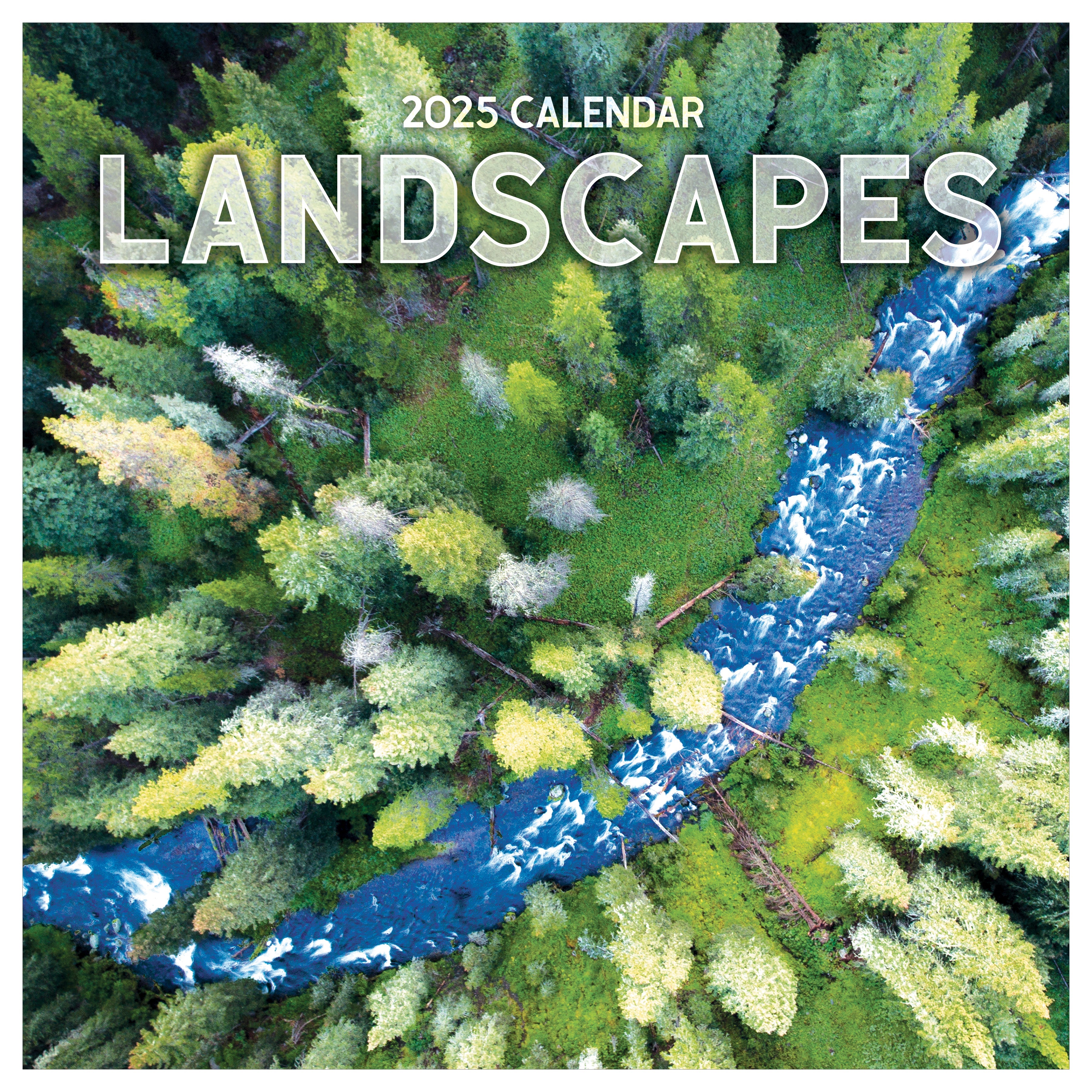 2025 Landscapes - Square Wall Calendar