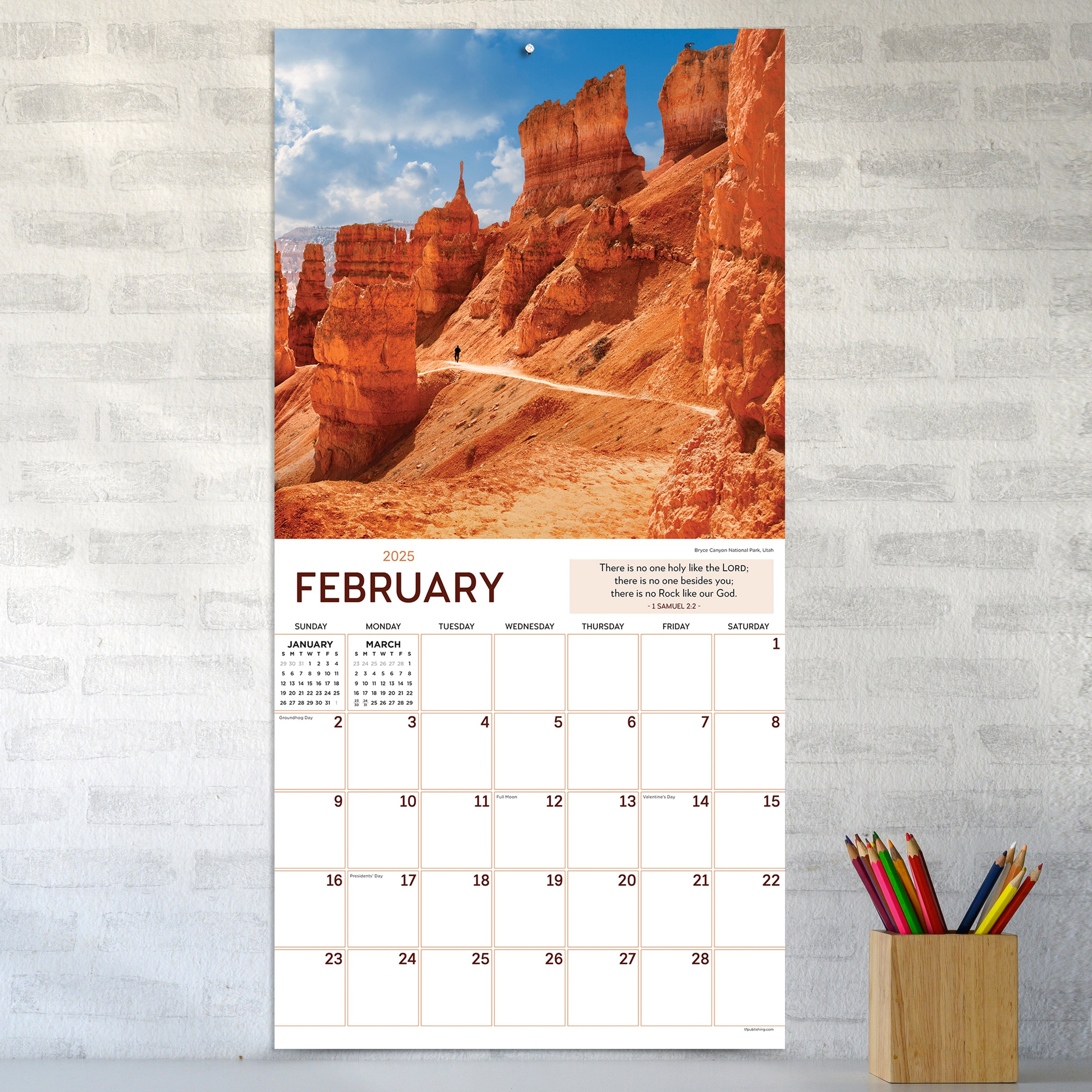 2025 Paths to God - Square Wall Calendar