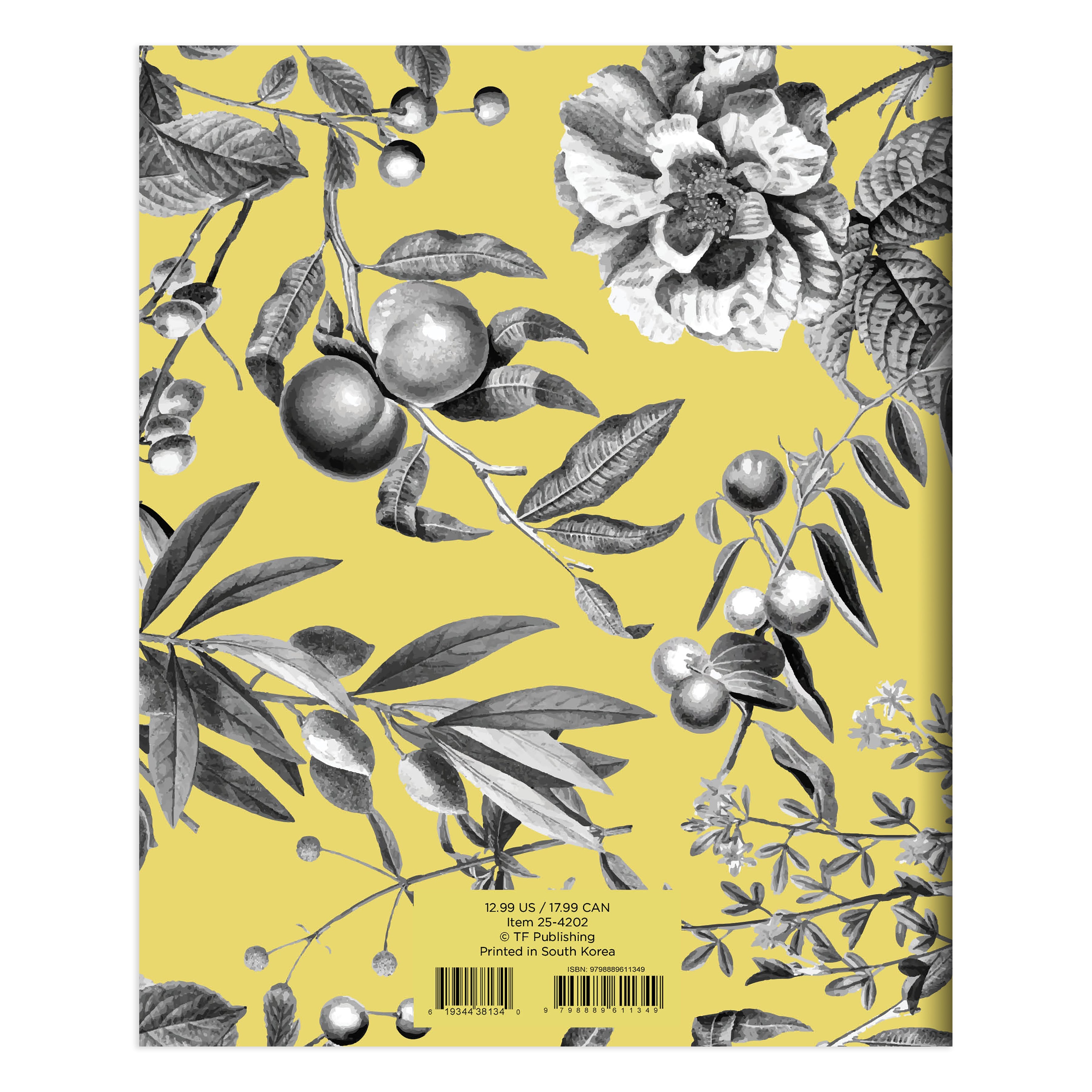 2025 Beyond the Pale Yellow - Medium Monthly Diary/Planner