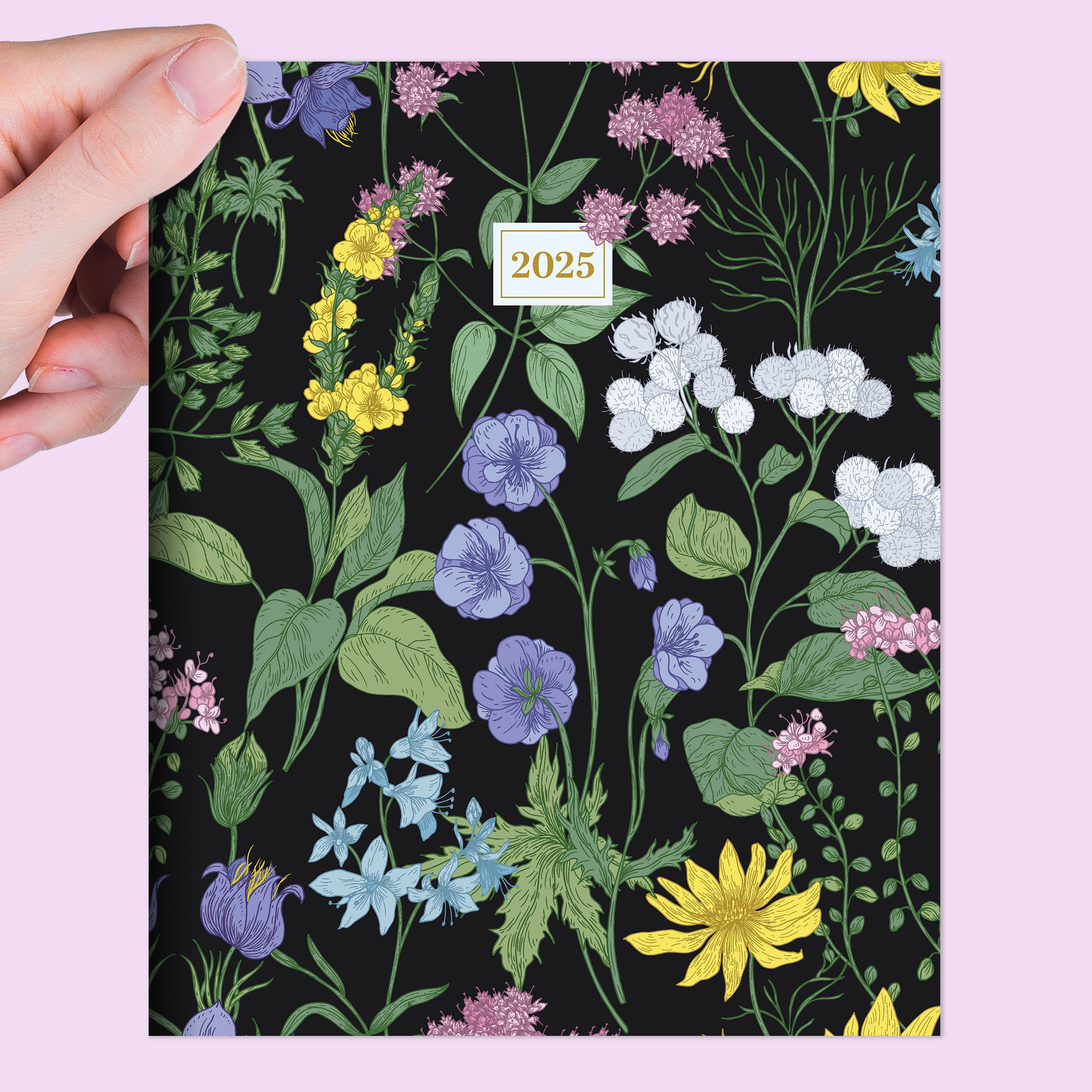 2025 Garden Blooms - Medium Monthly Diary/Planner