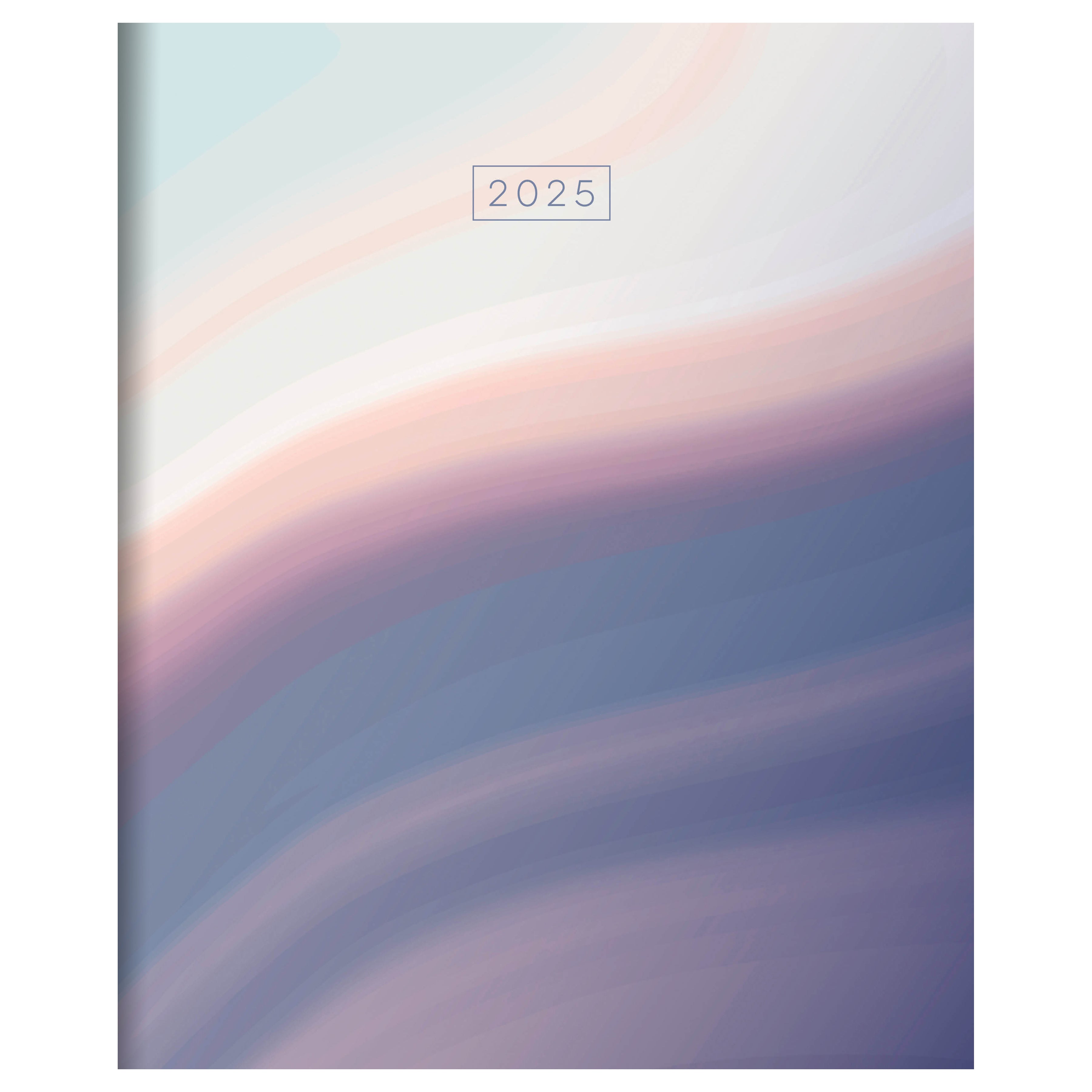 2025 Hazy and Purple - Large Monthly Diary/Planner