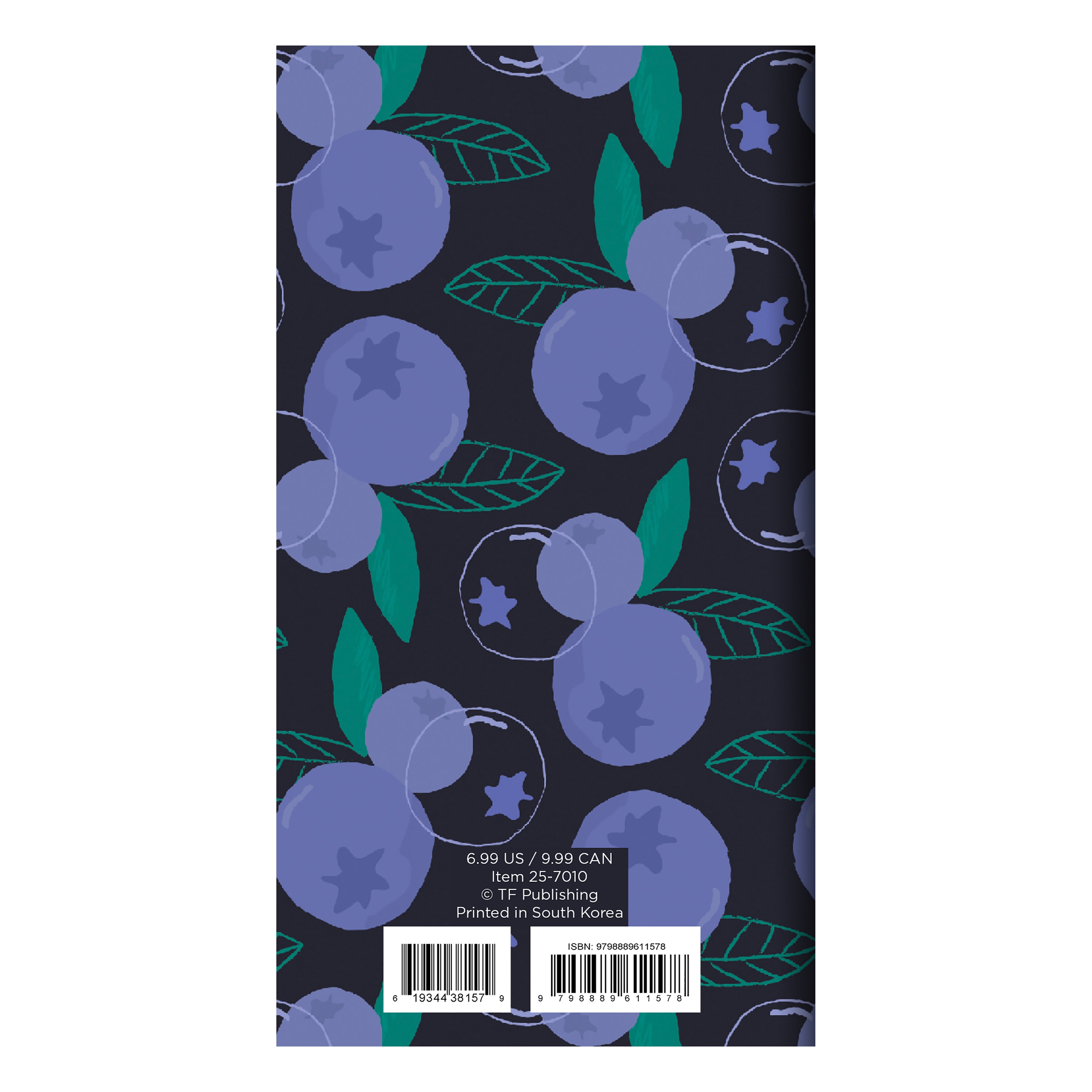 2025-2026 Blueberry - Small Monthly Pocket Diary/Planner