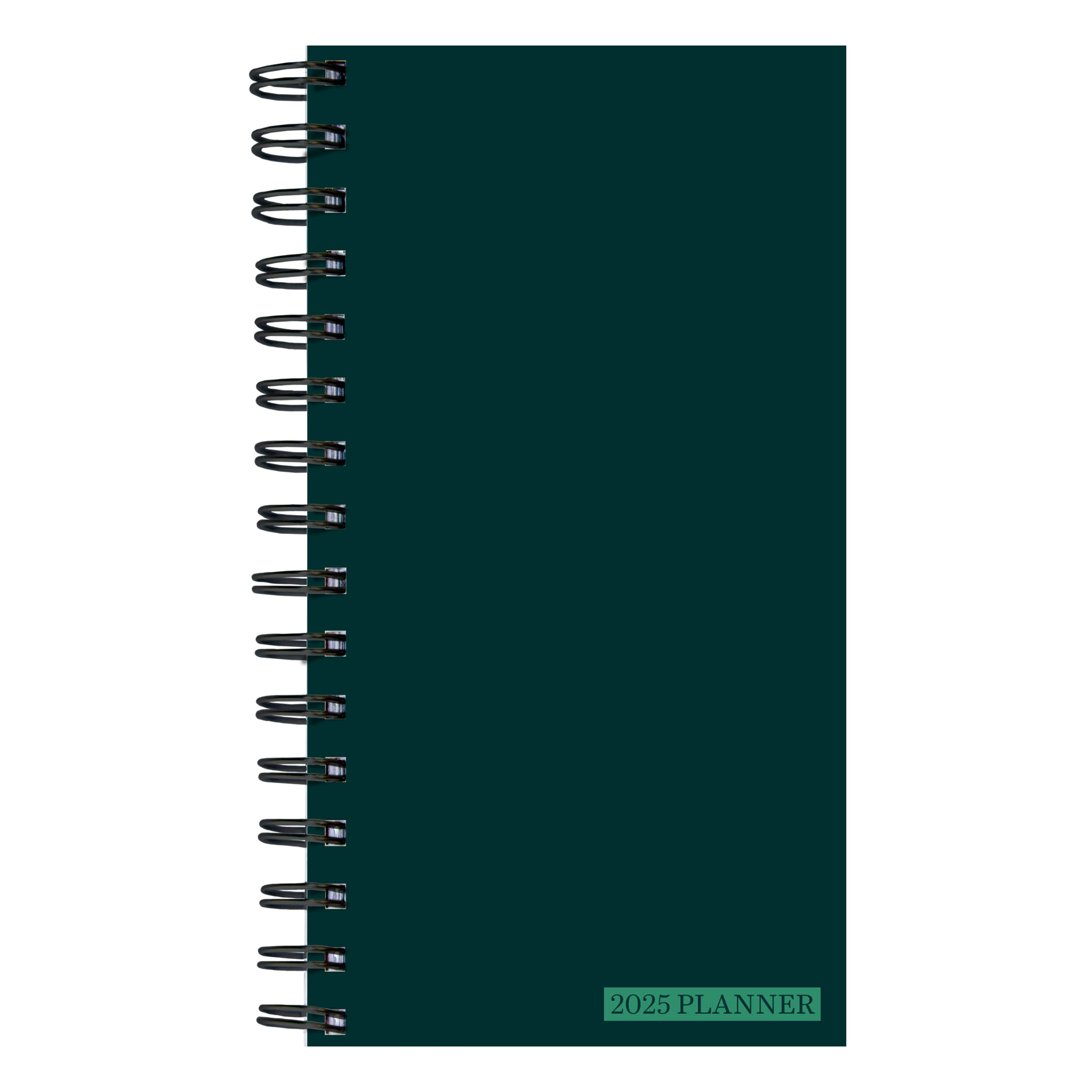 2025 Deep Jade - Small Monthly & Weekly Pocket Diary/Planner