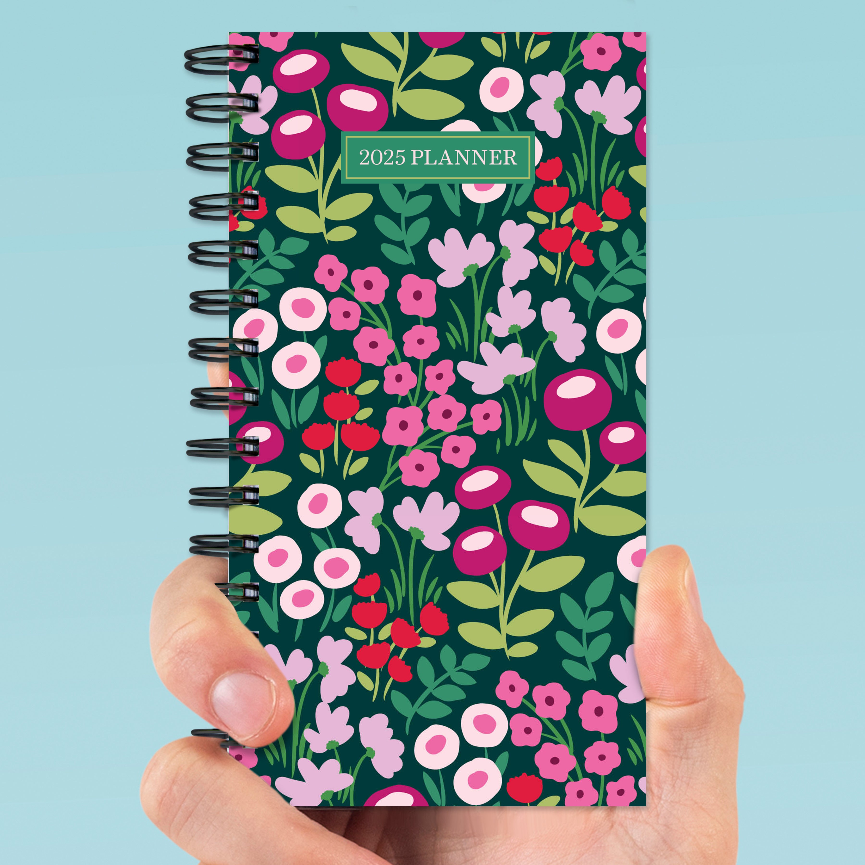 2025 Floral Burst - Small Monthly & Weekly Pocket Diary/Planner