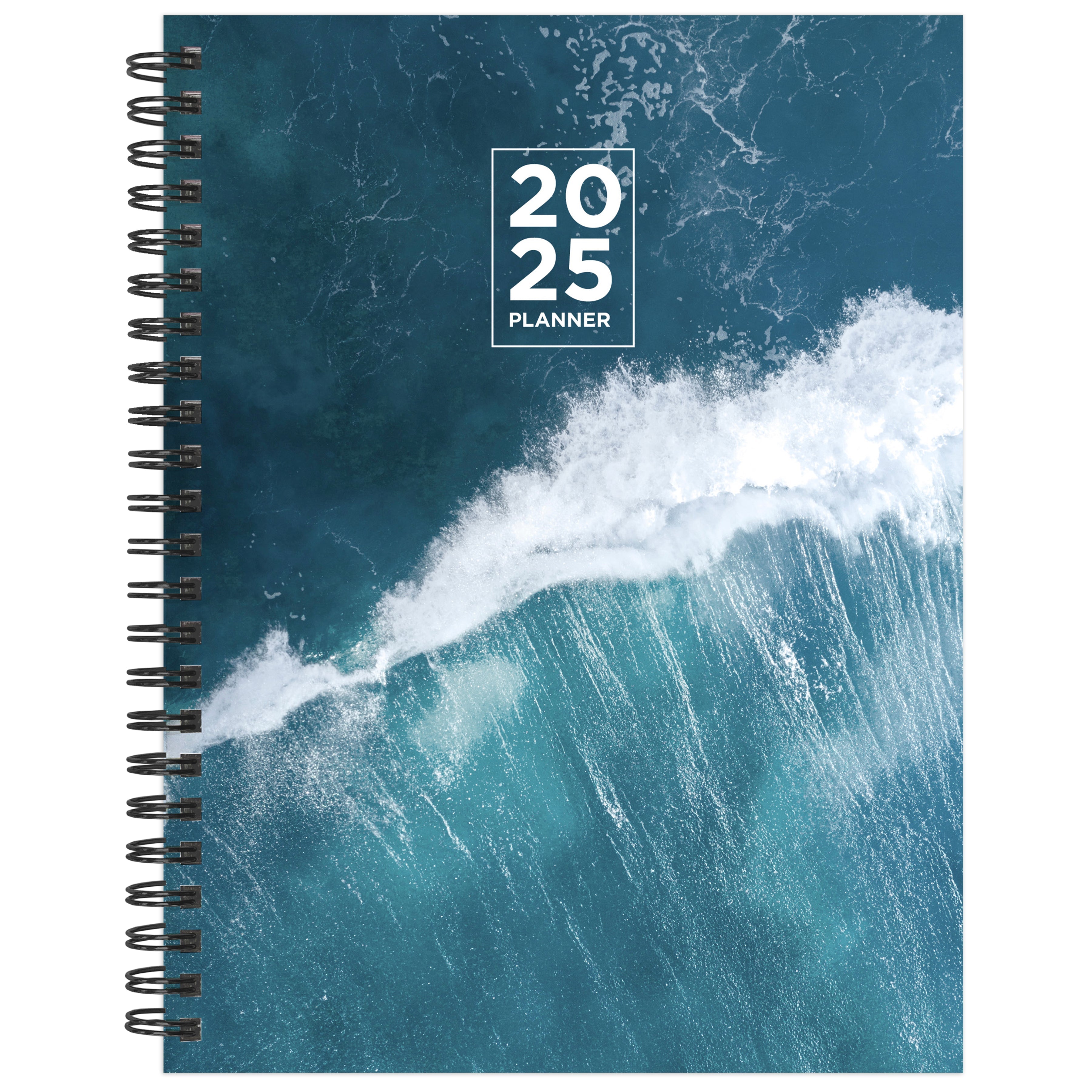 2025 Big Wave - Medium Monthly & Weekly Diary/Planner