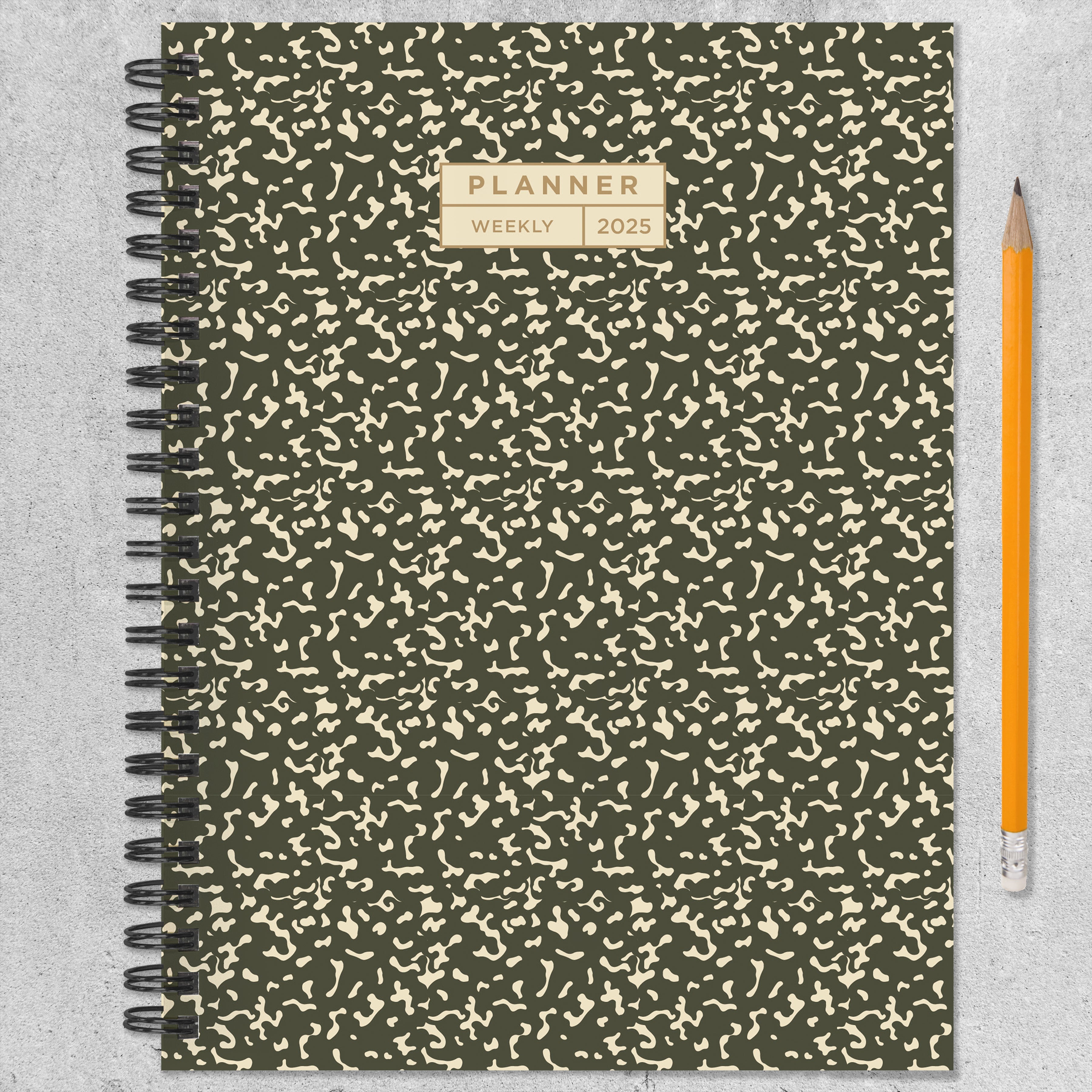 2025 Classic Composition - Medium Monthly & Weekly Diary/Planner