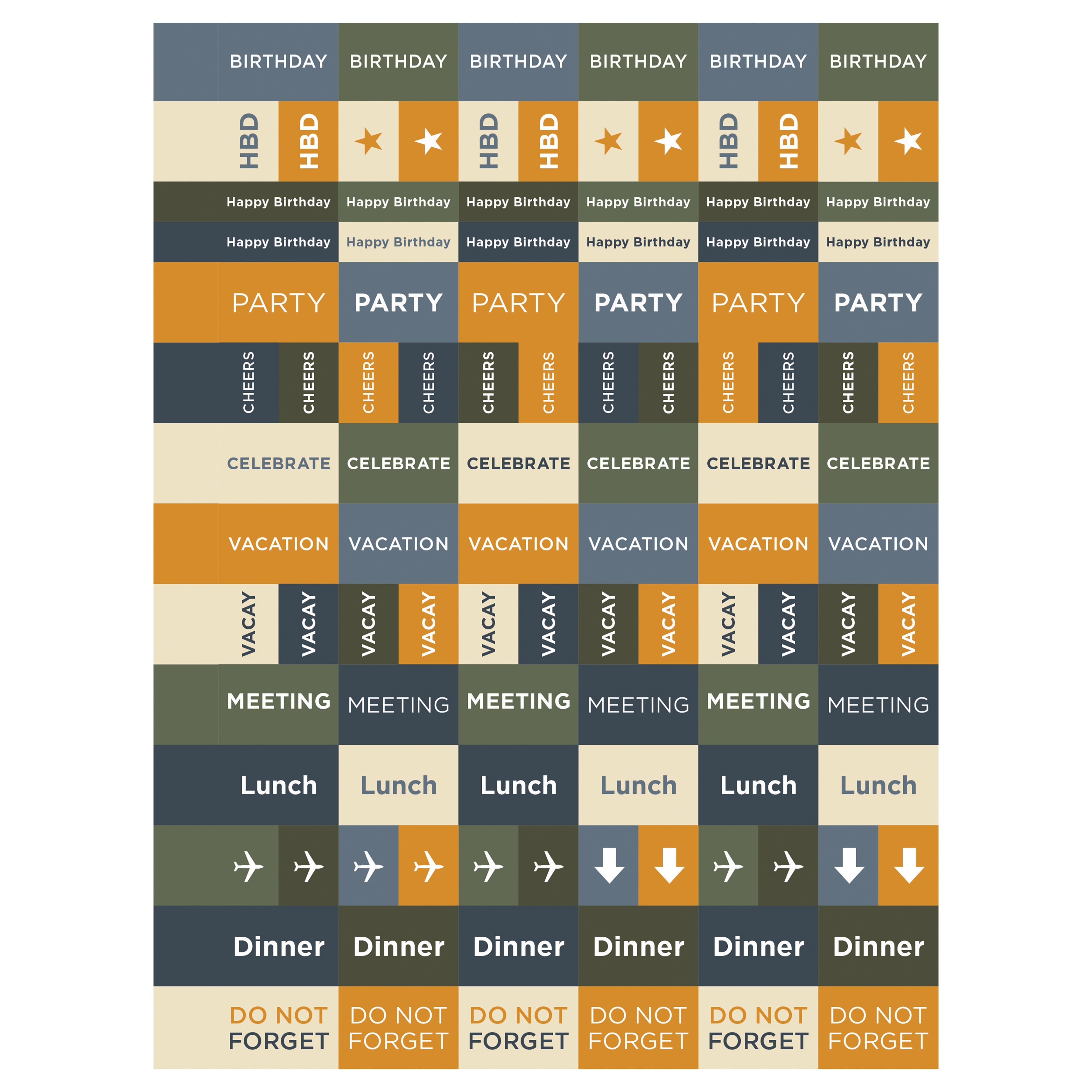 2025 Element Layers - Medium Monthly & Weekly Diary/Planner