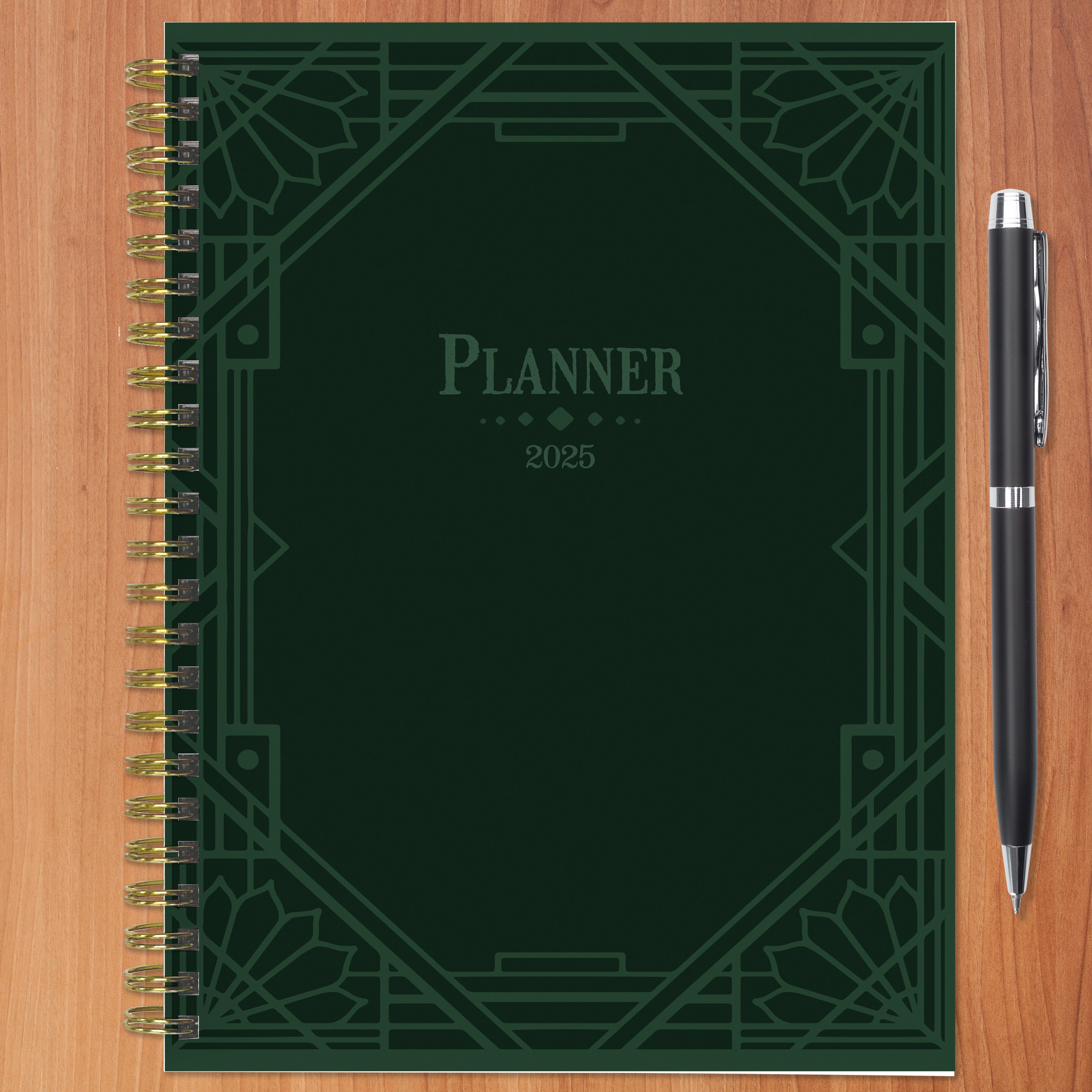 2025 Emerald Edition - Medium Monthly & Weekly Diary/Planner