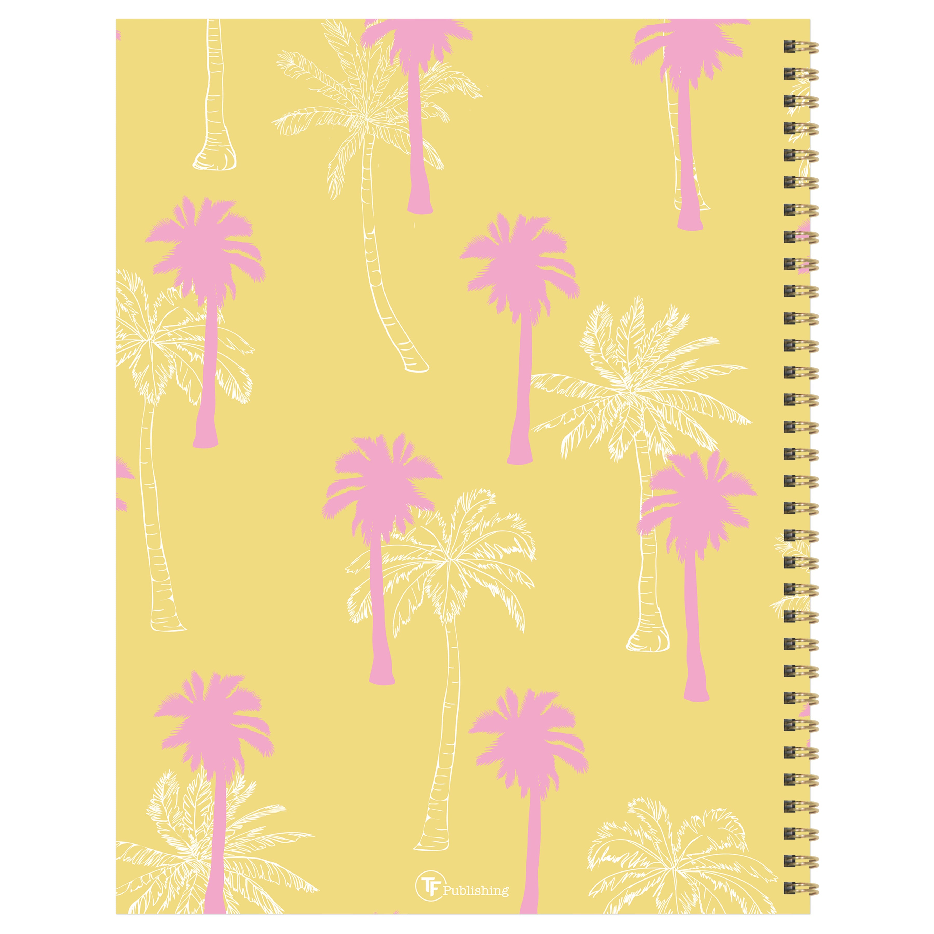 2025 Palms & Sunshine - Large Monthly & Weekly Diary/Planner