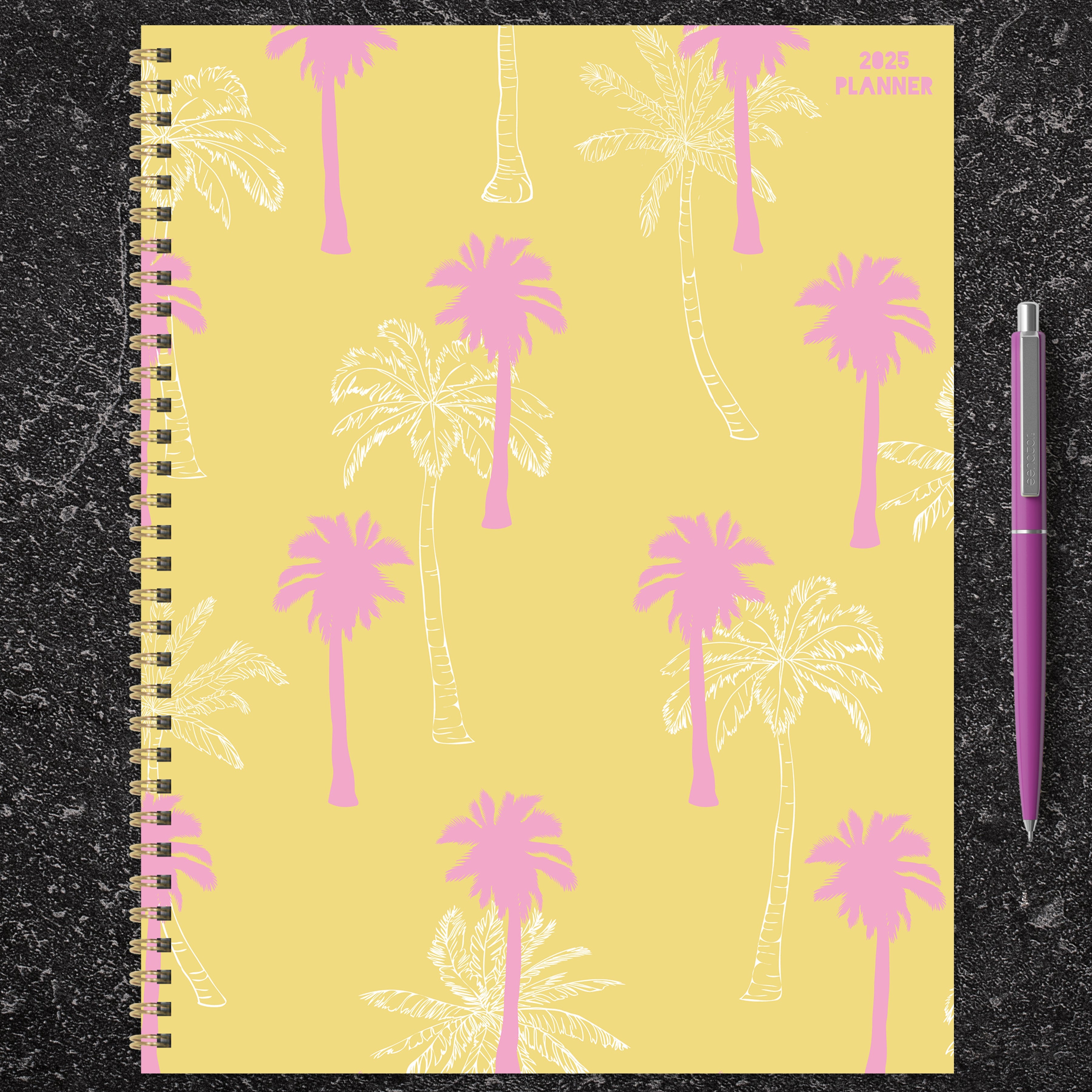 2025 Palms & Sunshine - Large Monthly & Weekly Diary/Planner