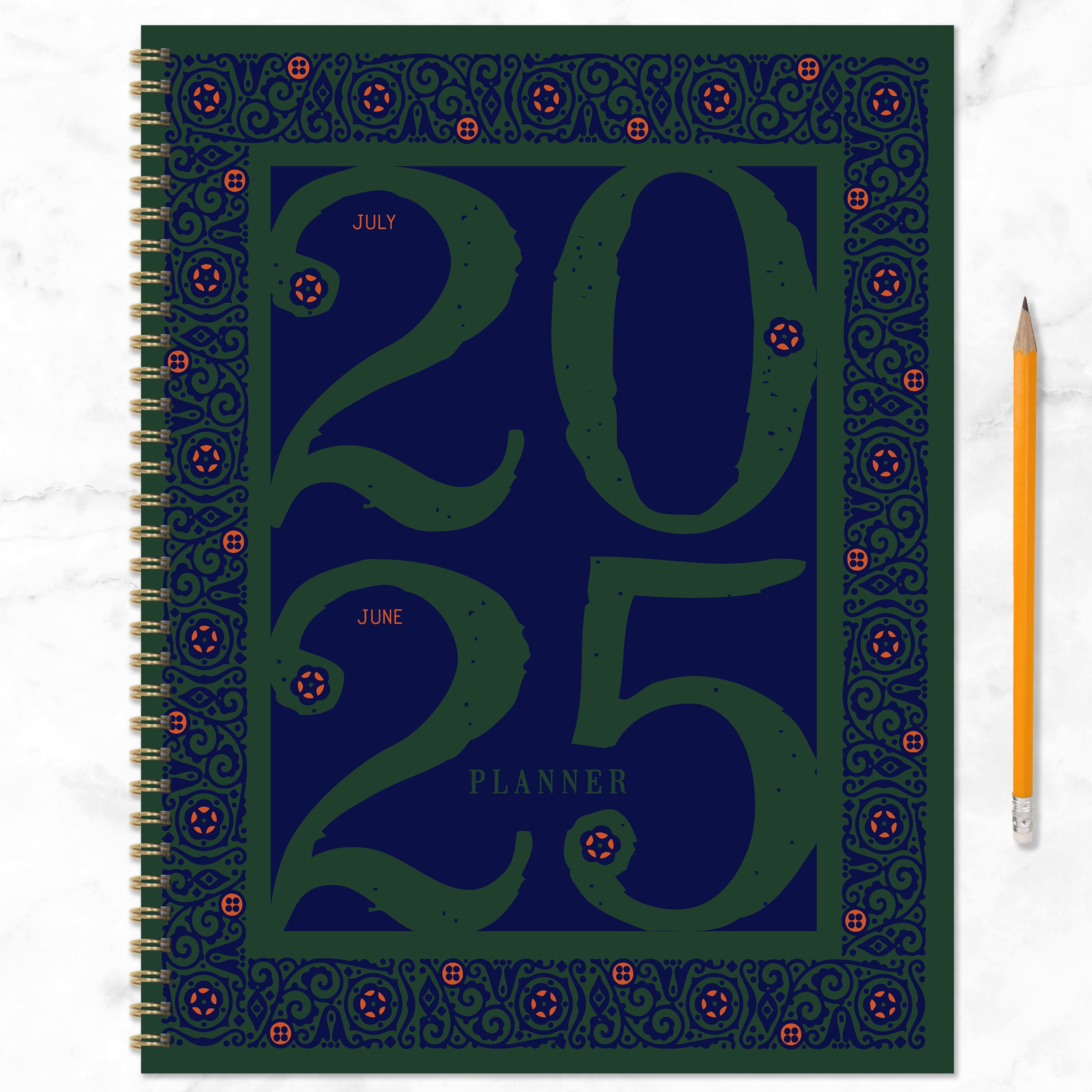 2025 Renaissance Year - Large Monthly & Weekly Diary/Planner