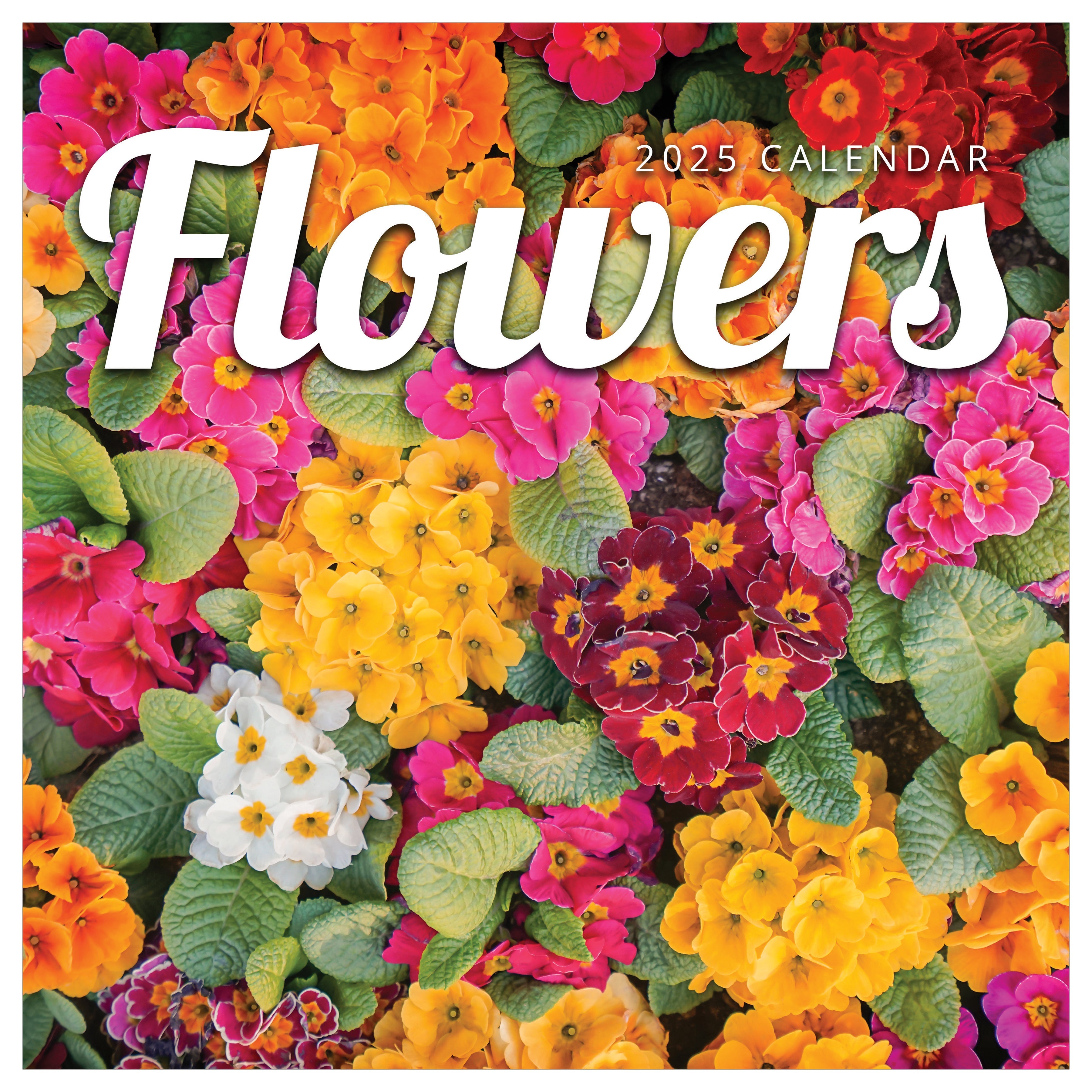 2025 Flowers by TF - Square Wall Calendar