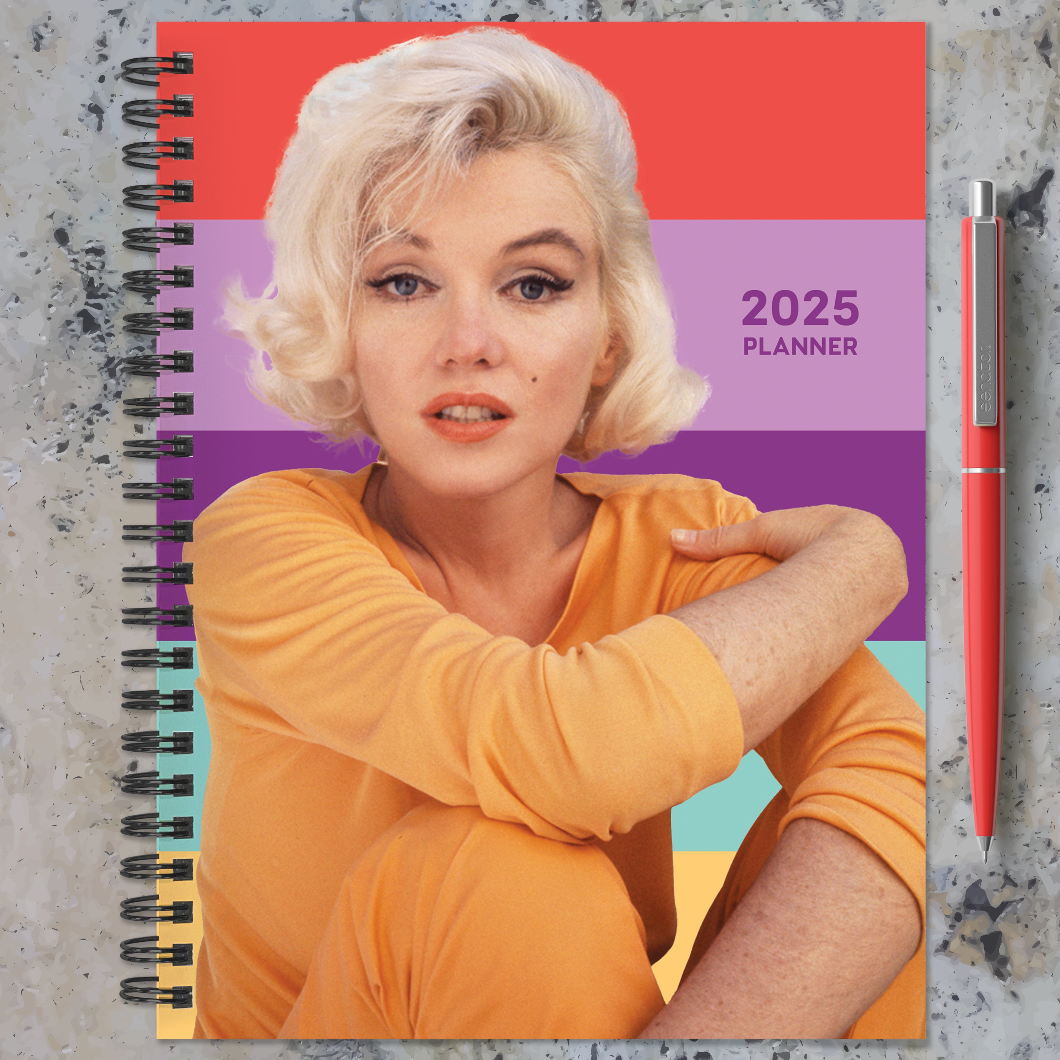 2025 Marilyn Monroe - Medium Monthly & Weekly Diary/Planner