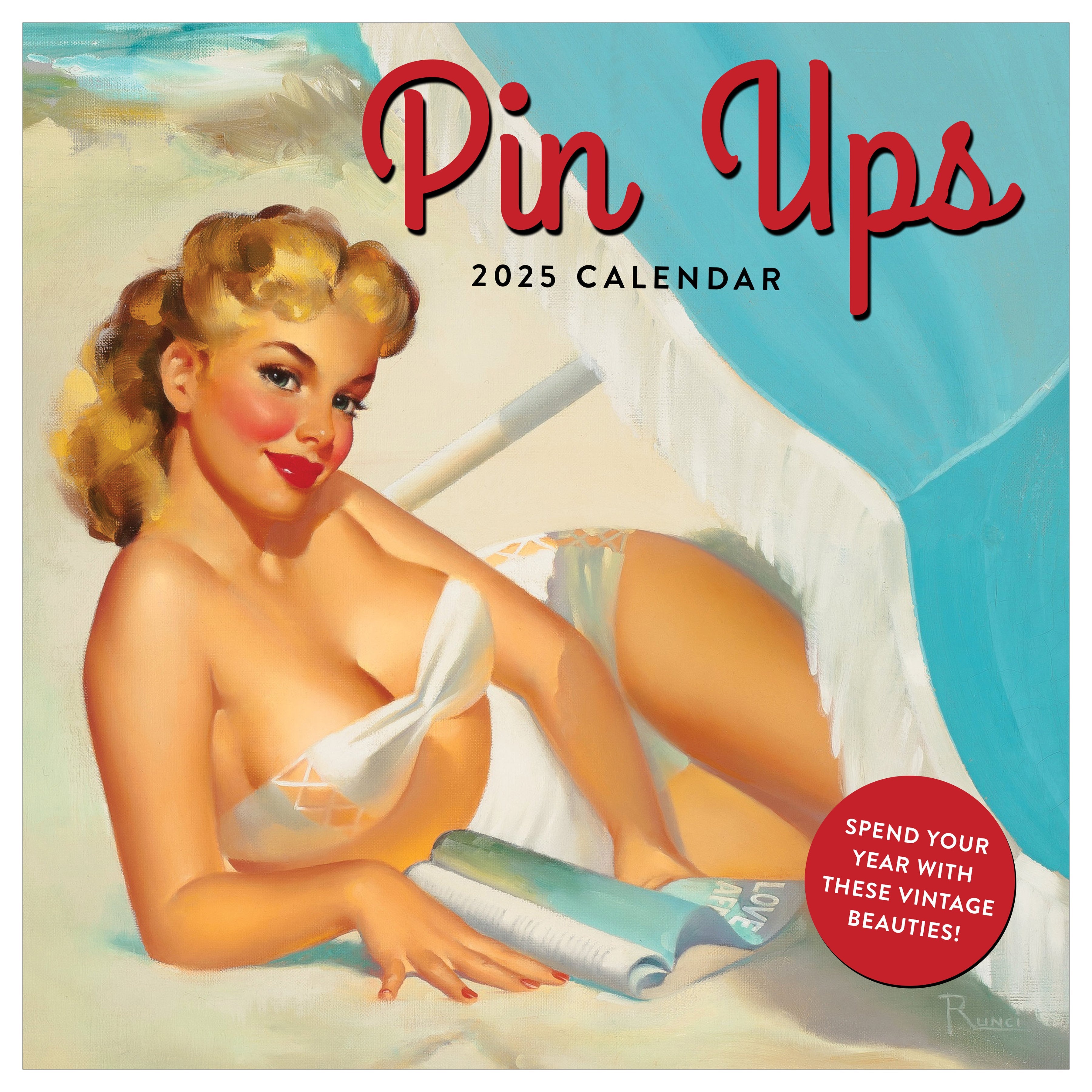 2025 PinUps - Square Wall Calendar