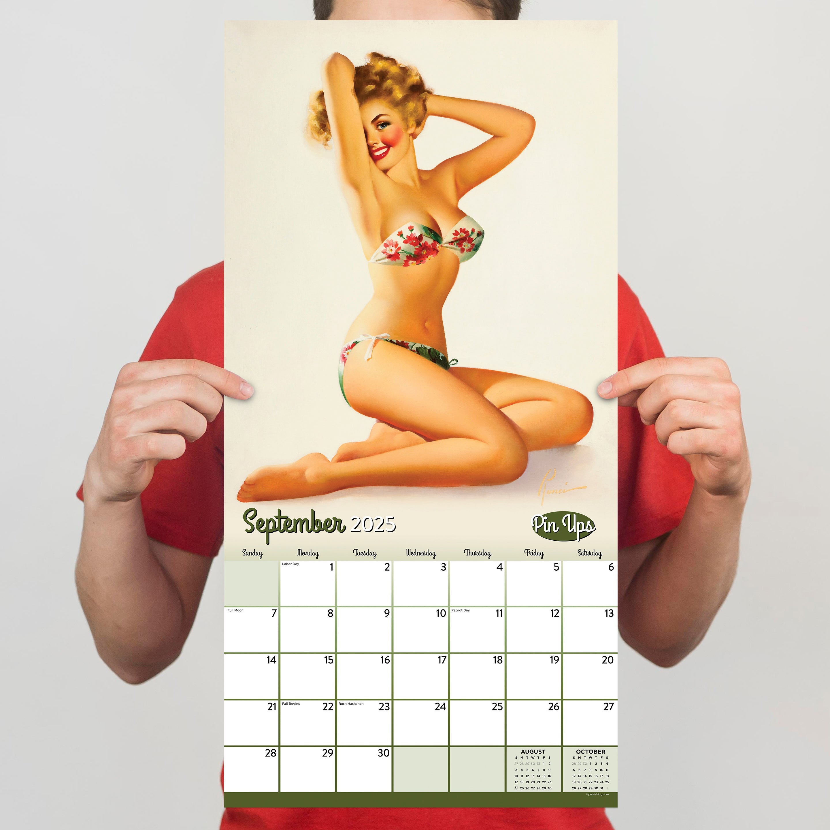 2025 PinUps - Square Wall Calendar