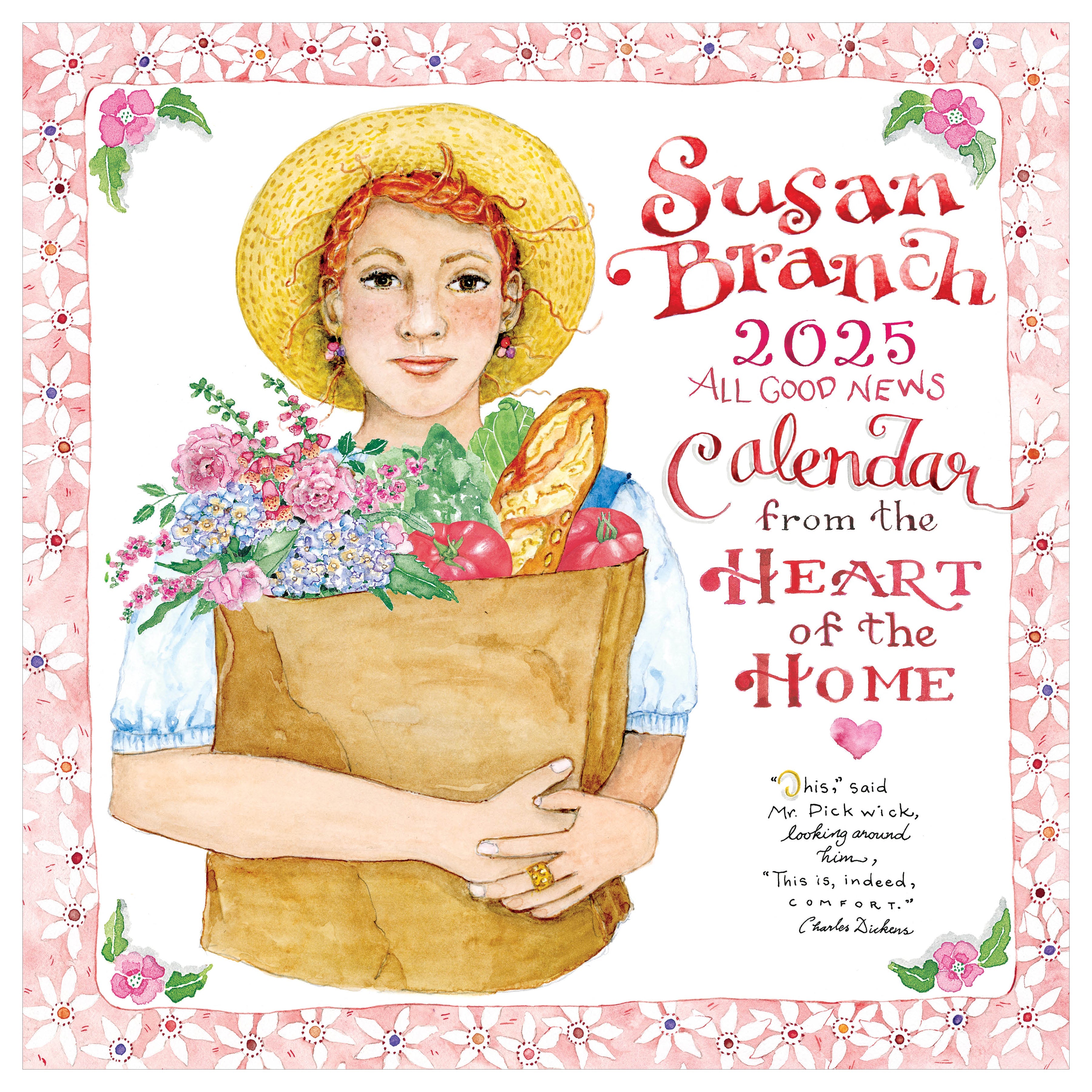 2025 Susan Branch - Square Wall Calendar