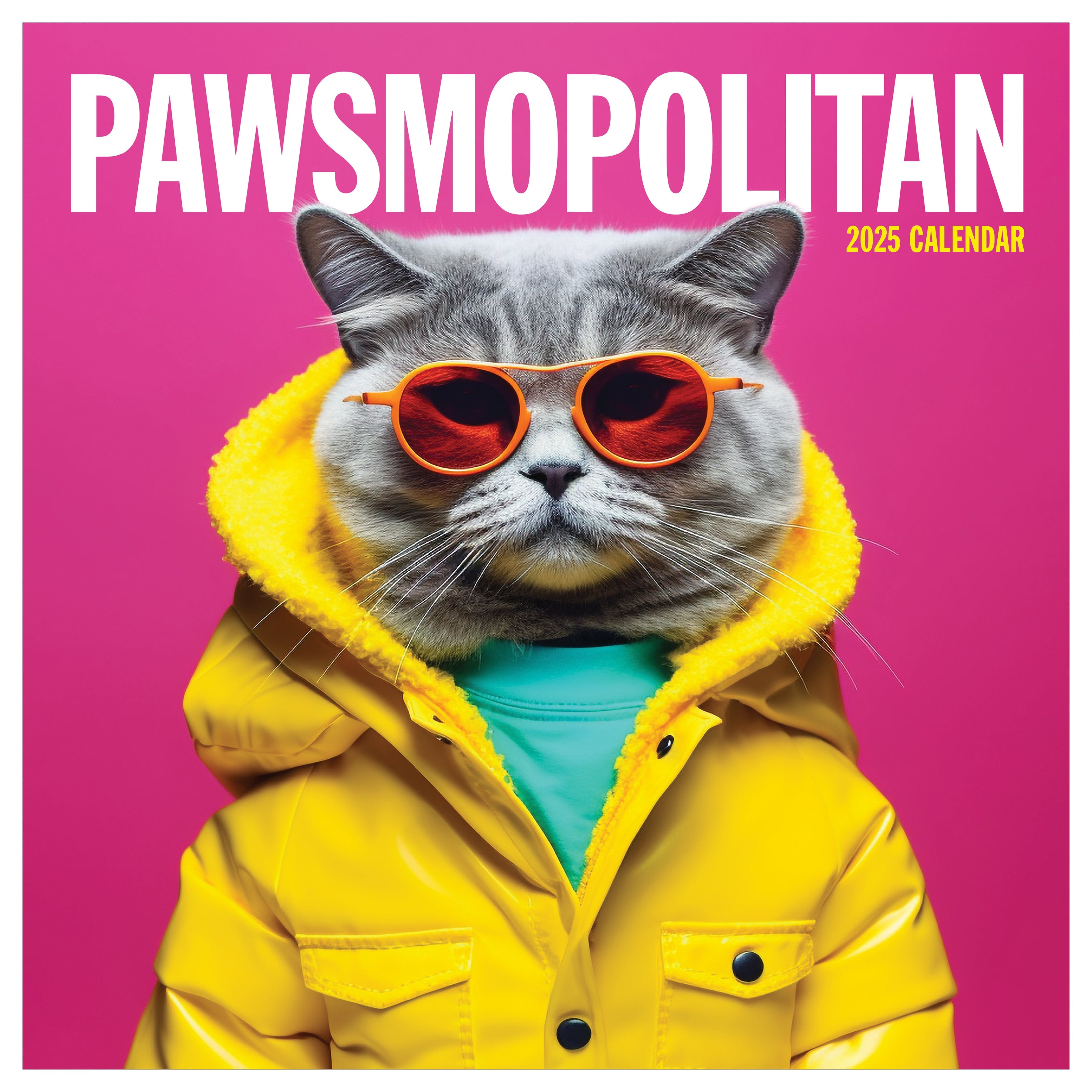 2025 Pawsmopolitan - Square Wall Calendar