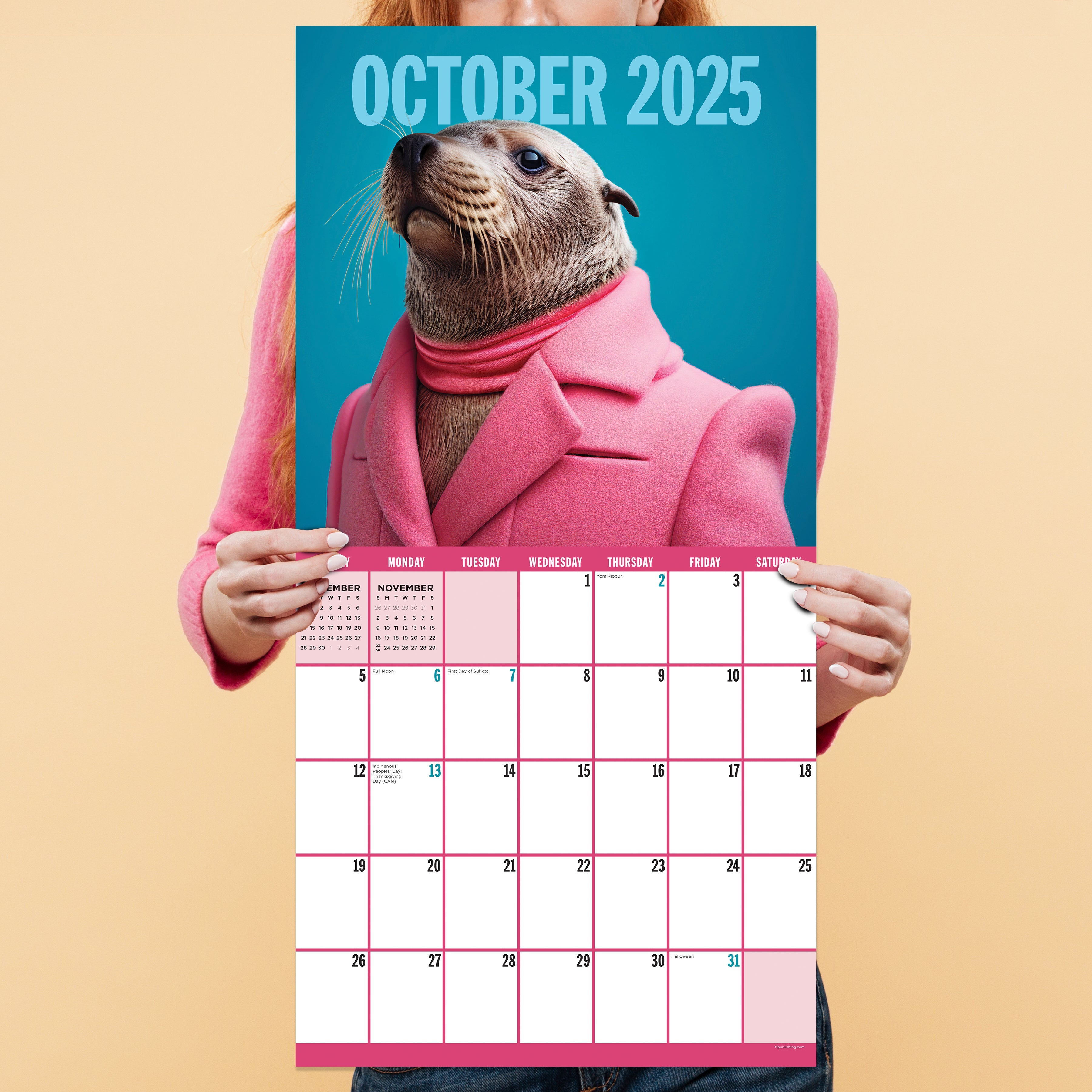 2025 Pawsmopolitan - Square Wall Calendar