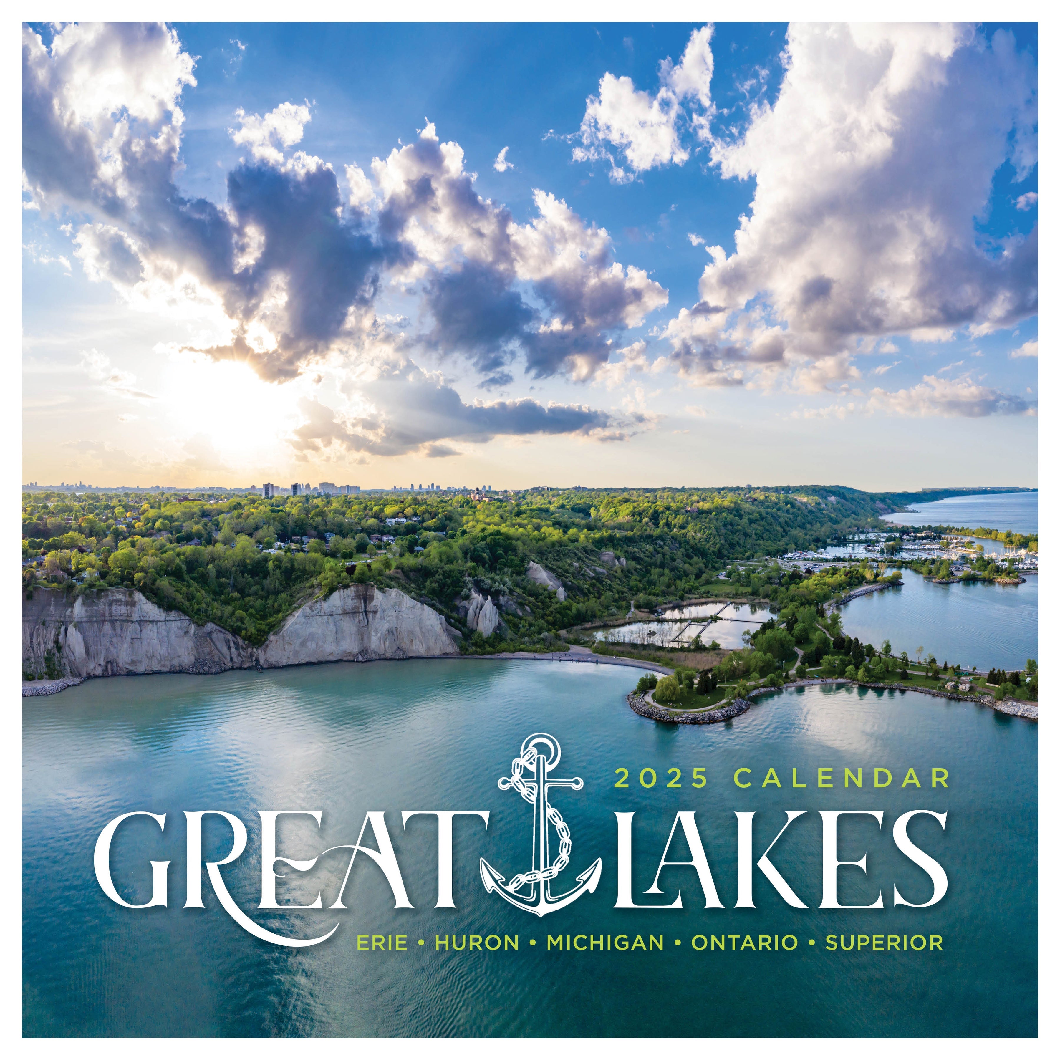 2025 Great Lakes by TF - Square Wall Calendar