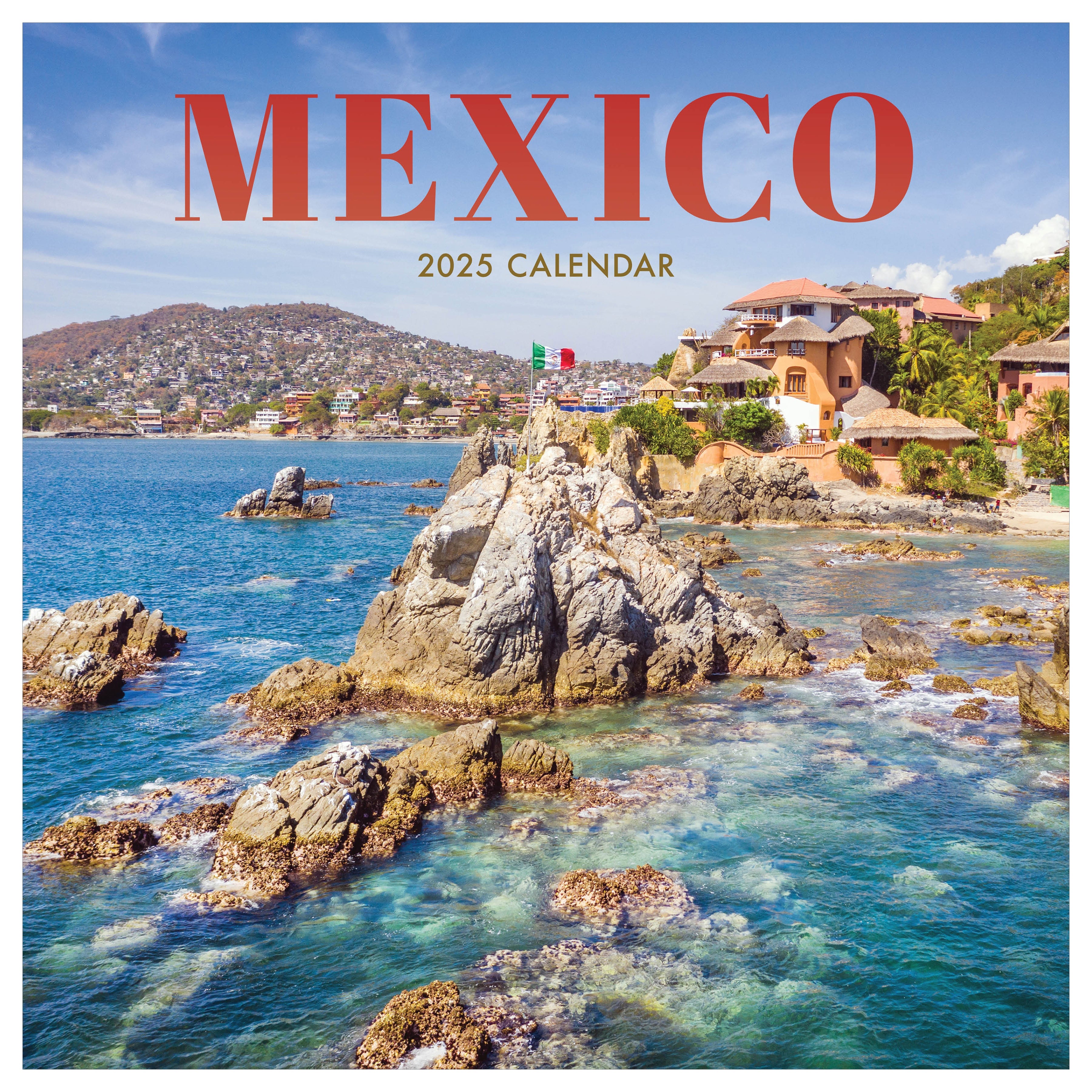 2025 Mexico by TF - Square Wall Calendar