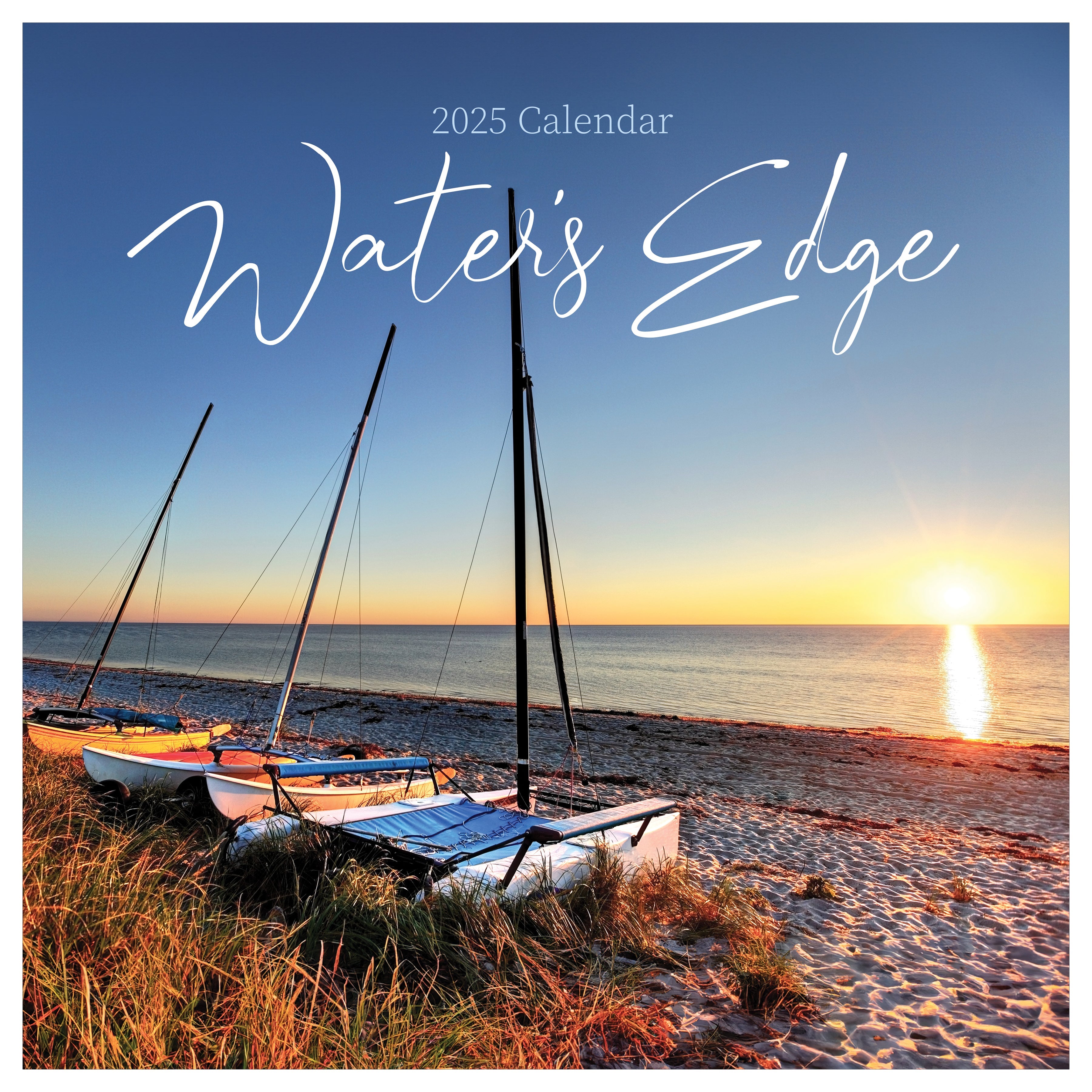 2025 Water's Edge - Square Wall Calendar