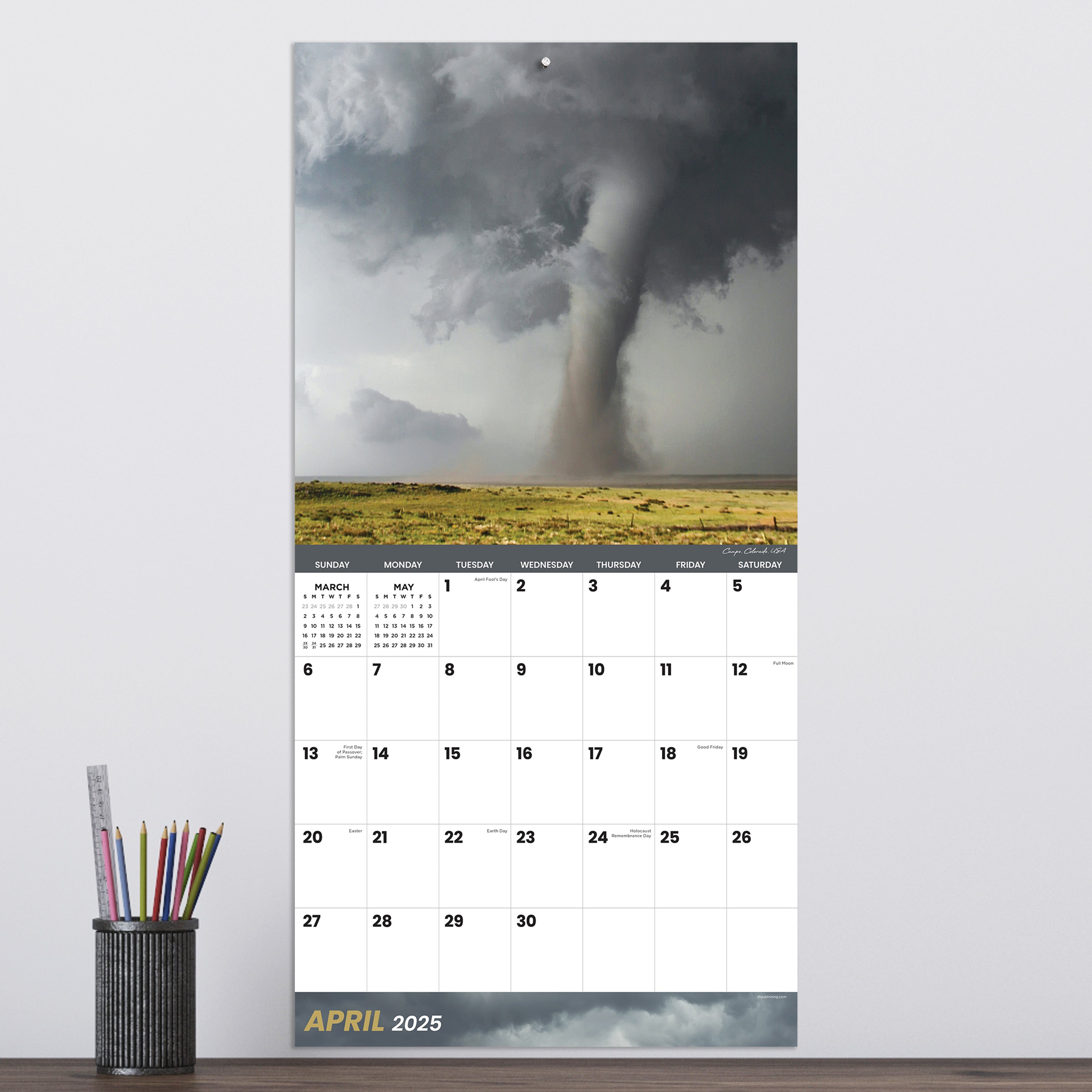 2025 Wild Weather - Square Wall Calendar