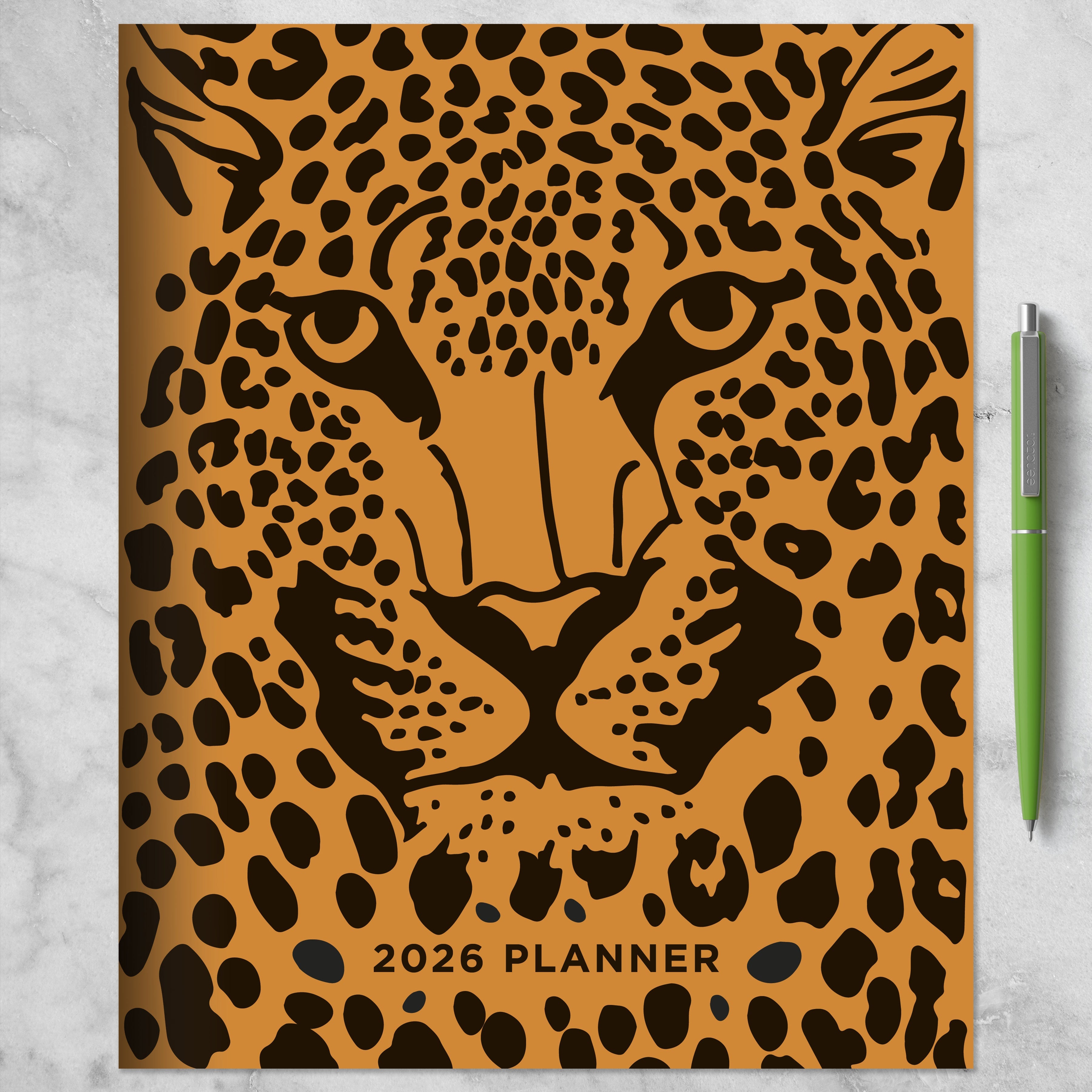 2026 Exotic Cat - Large Monthly Diary/Planner