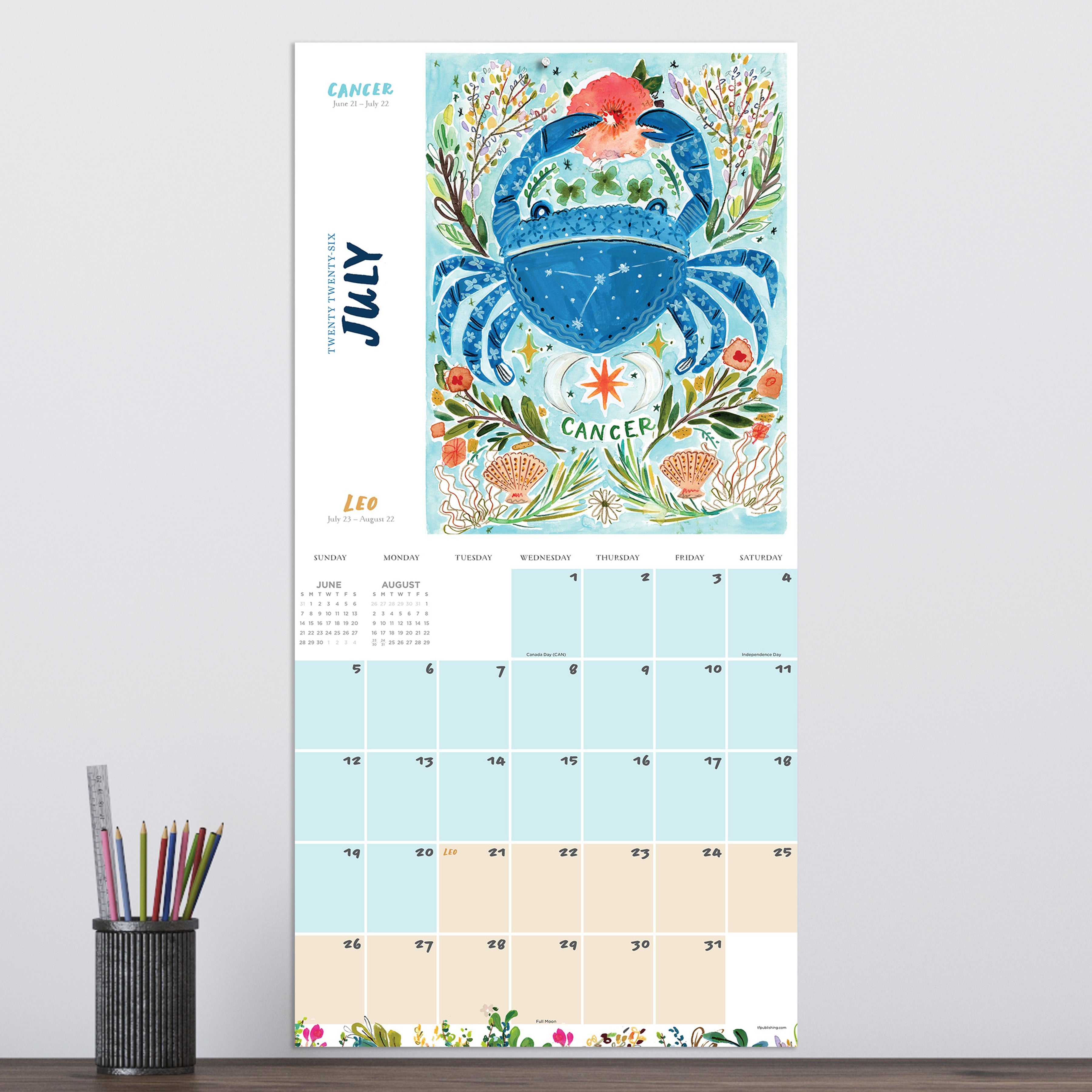 2026 Zodiac - Square Wall Calendar