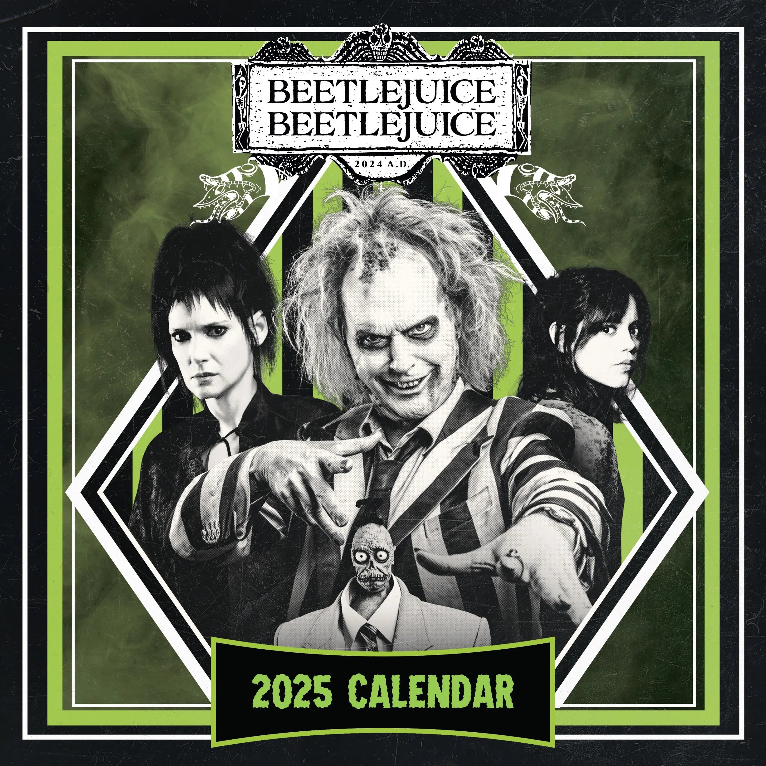 2025 Beetlejuice 2 Movie - Square Wall Calendar