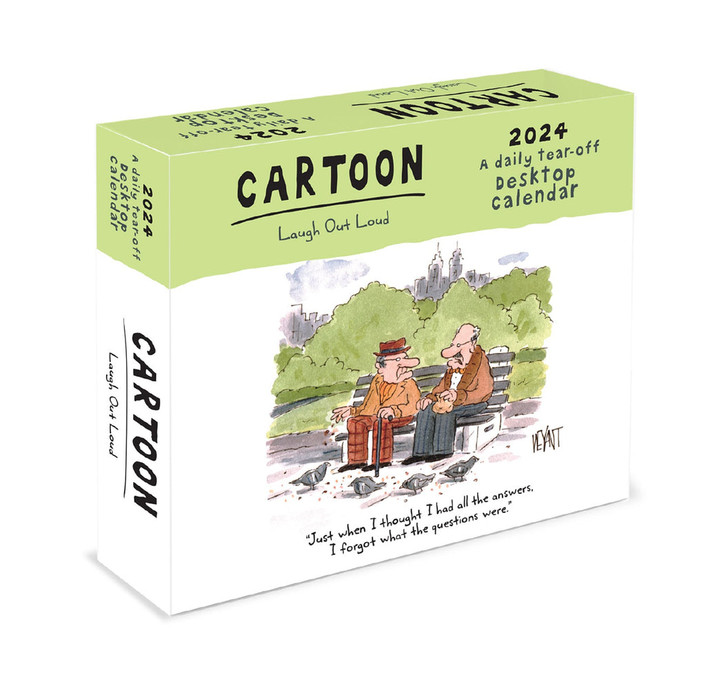 2024 Cartoon Daily Boxed PageADay Calendar Art Calendars