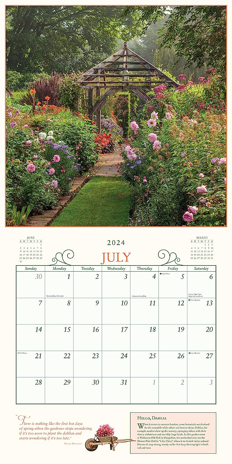 2024 Secret Garden - Square Wall Calendar  SOLD OUT