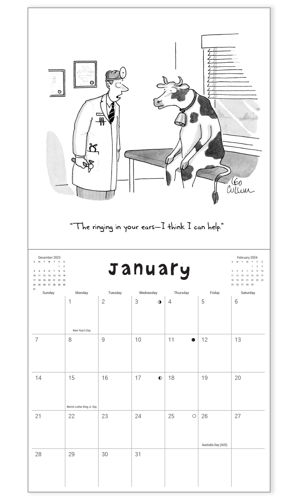 2024 Doctors Square Wall Calendar Fun & Humor Calendars