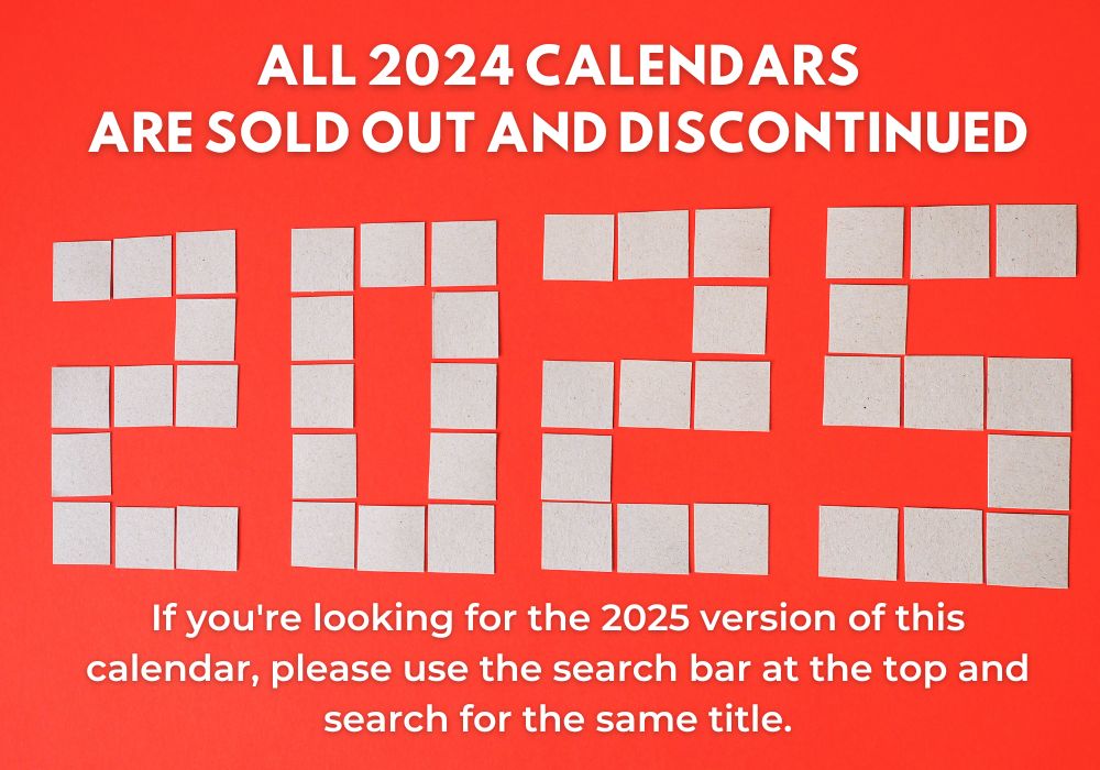 2024 Gigi Hadid - A3 Wall Calendar  SOLD OUT