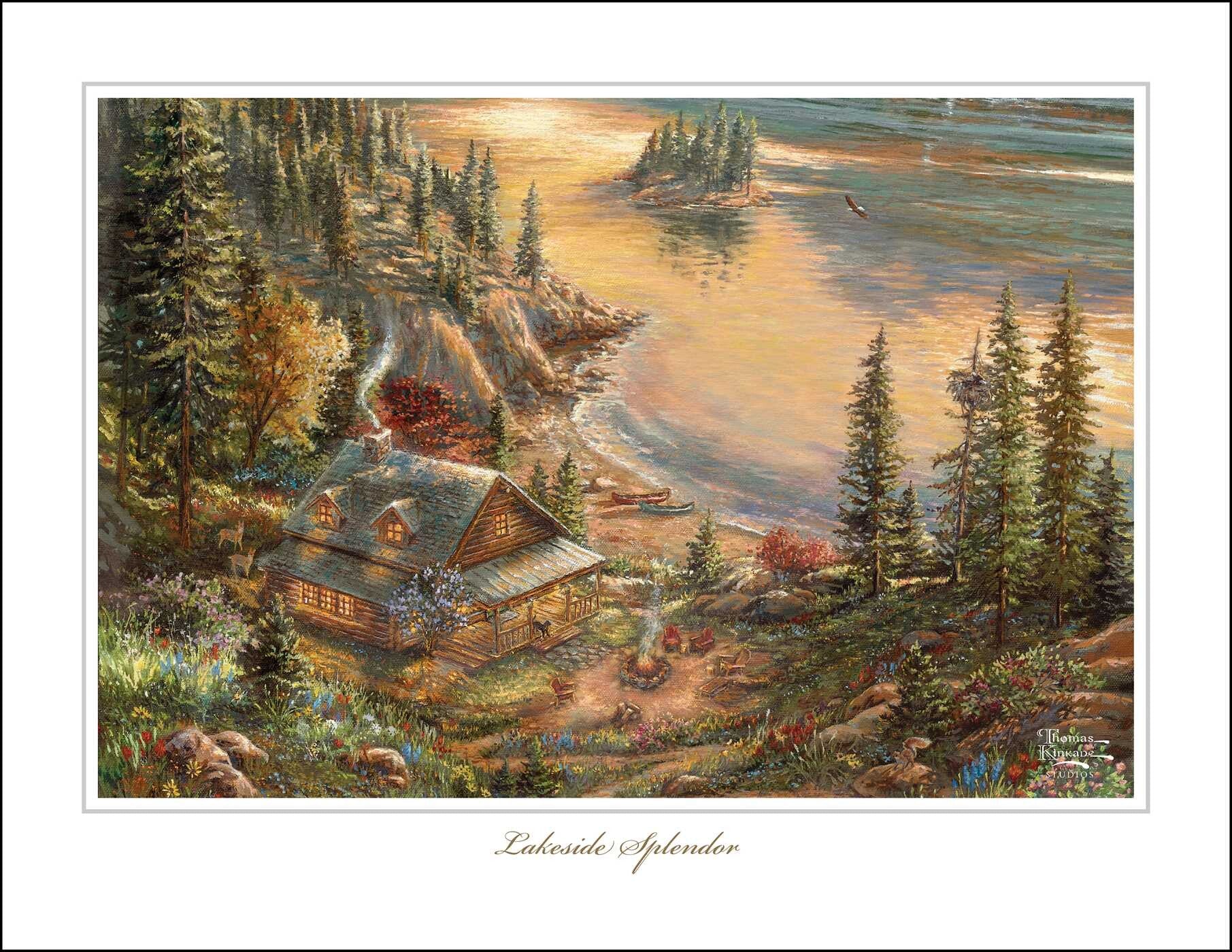 2024 Thomas Kinkade Special Collector's Edition with Scripture (with print) - Deluxe Wall Calendar  SOLD OUT