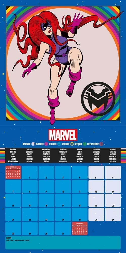 2024 Marvel Superheroes - Square Wall Calendar  SOLD OUT