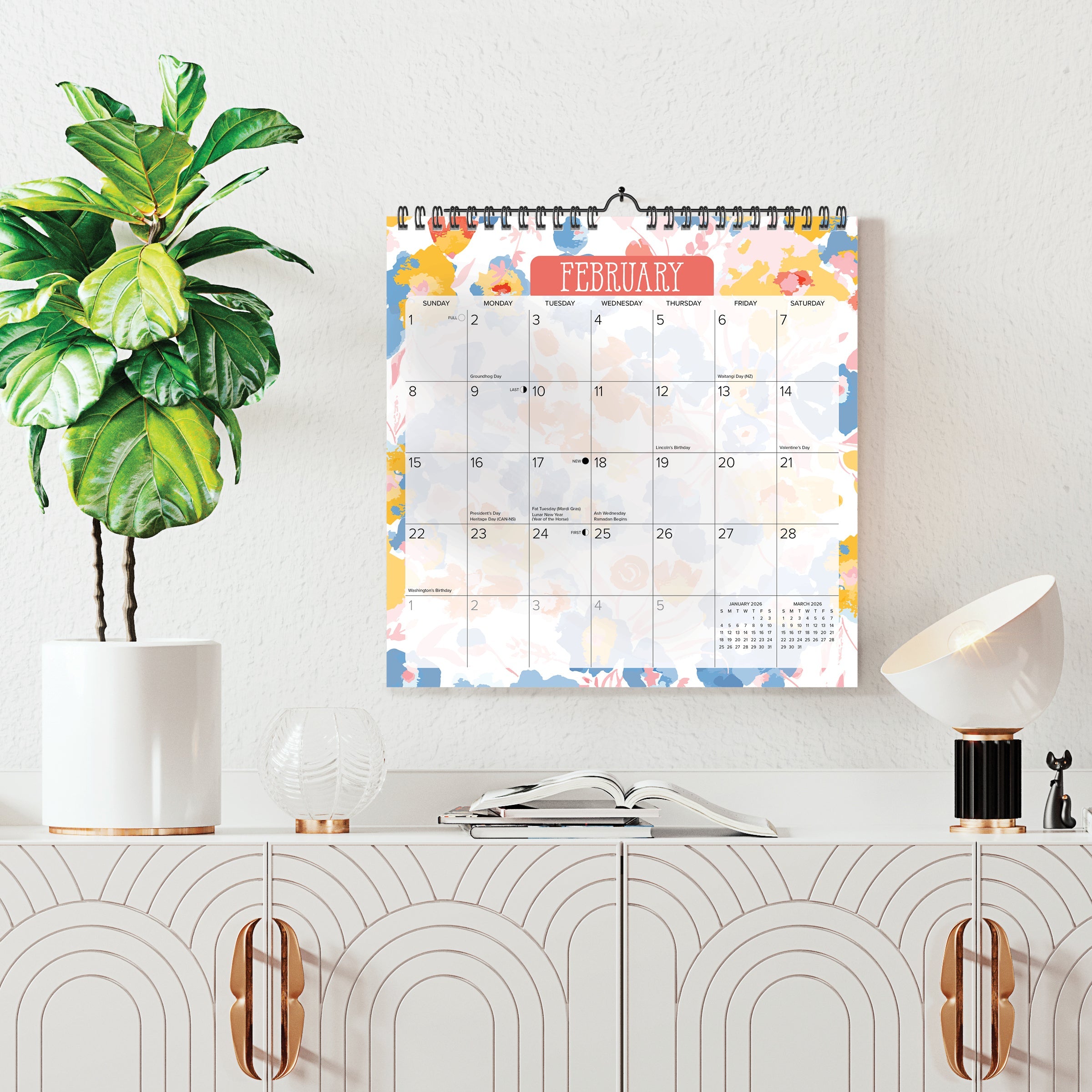 2026 Meadow Flowers - Square Wall