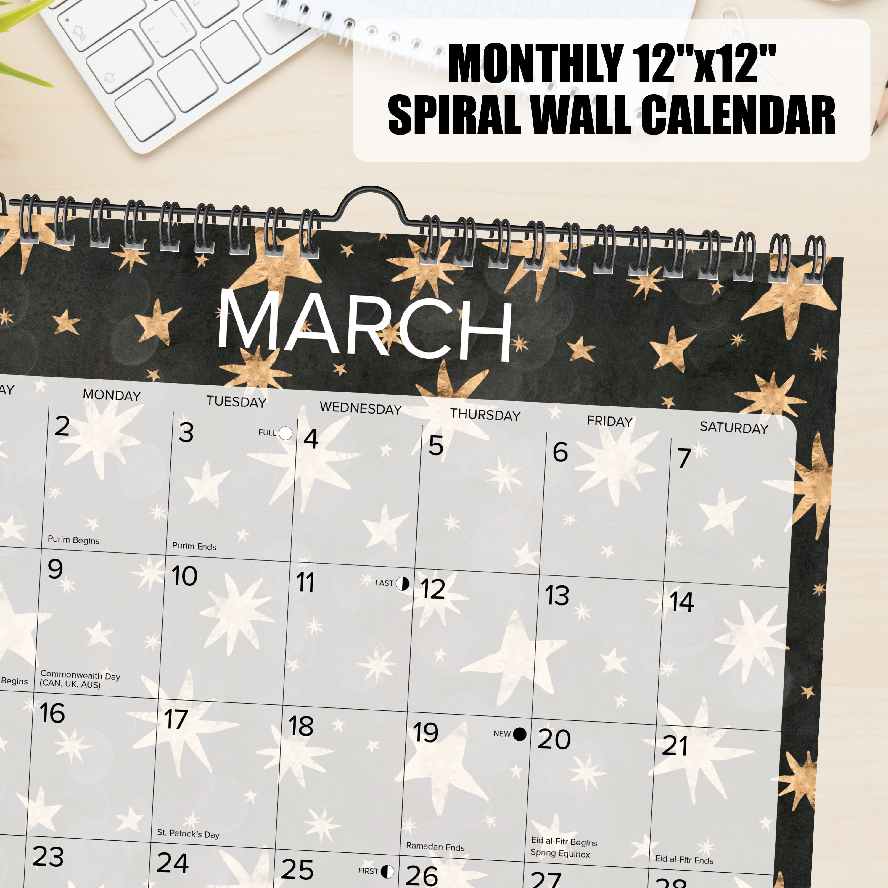 2026 Starry Night - Square Wall