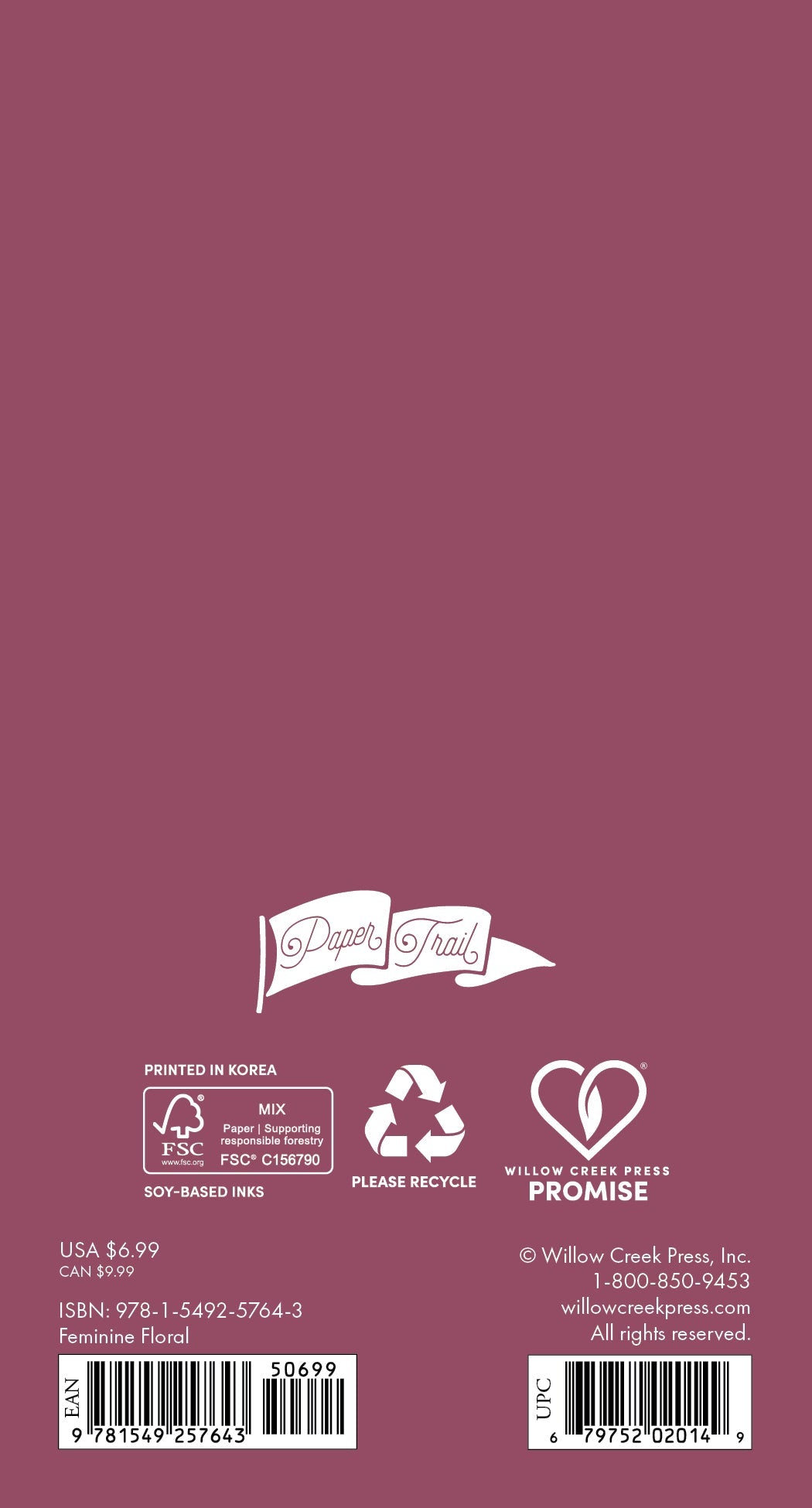 2026-2027 Feminine Floral - Monthly Pocket Diary/Planner