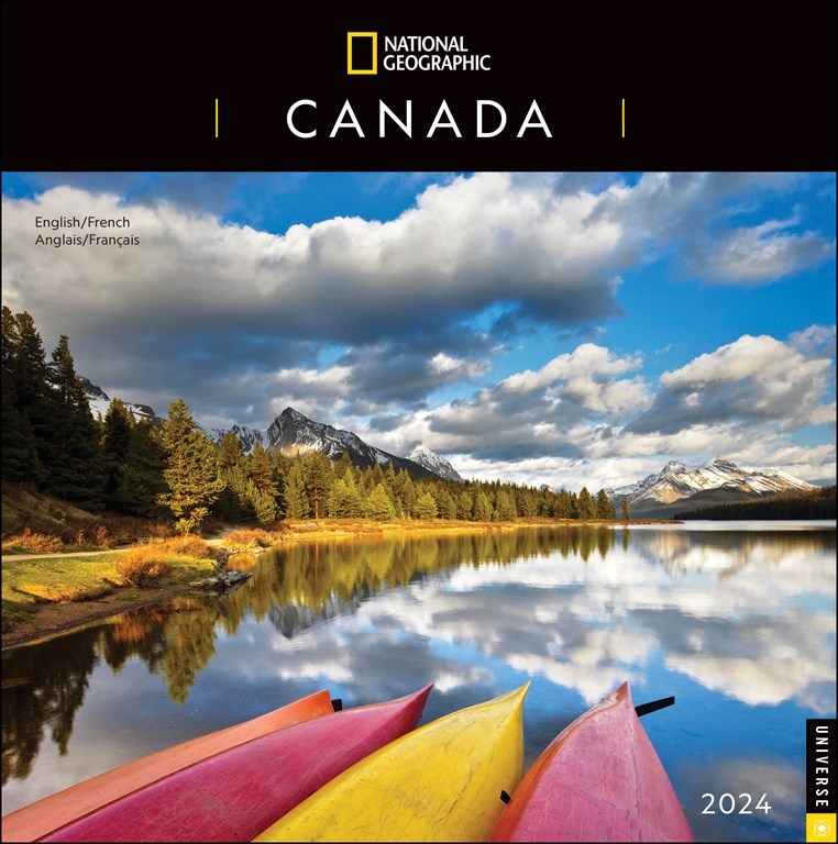 2024 National Geographic Canada Square Wall Calendar