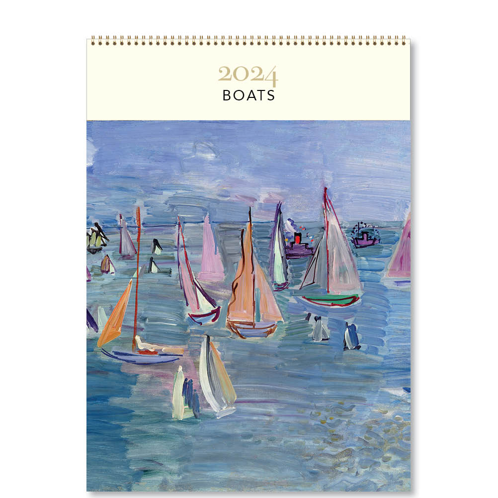 2024 Boats Deluxe Wall Calendar Art Calendars