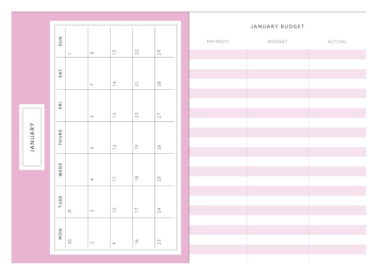 2024 London Wisteria - Monthly & Weekly Diary/Planner  SOLD OUT