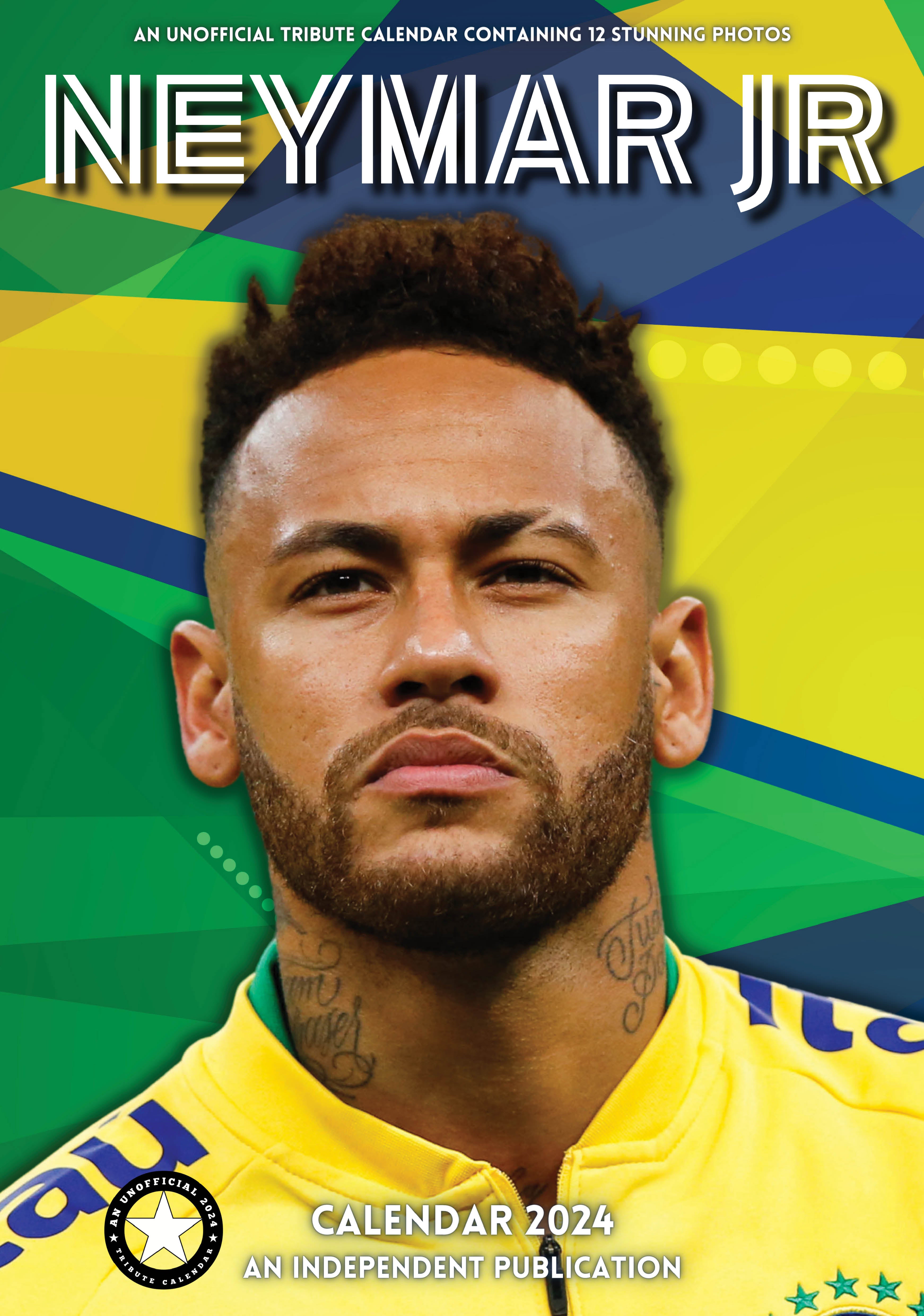 2024 Neymar A3 Wall Calendar Athletes Calendars by Call Dream